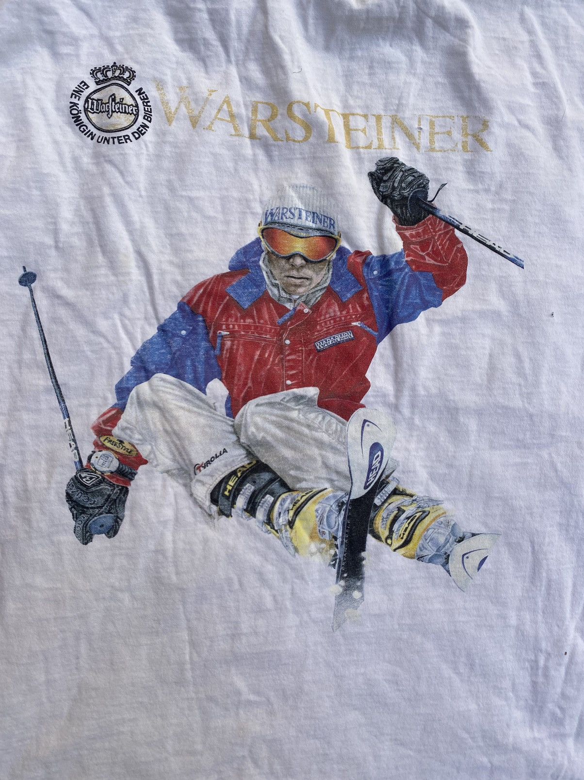 Vintage WARSTEINER BEER SHIRT 90s Size US L / EU 52-54 / 3 - 3 Thumbnail