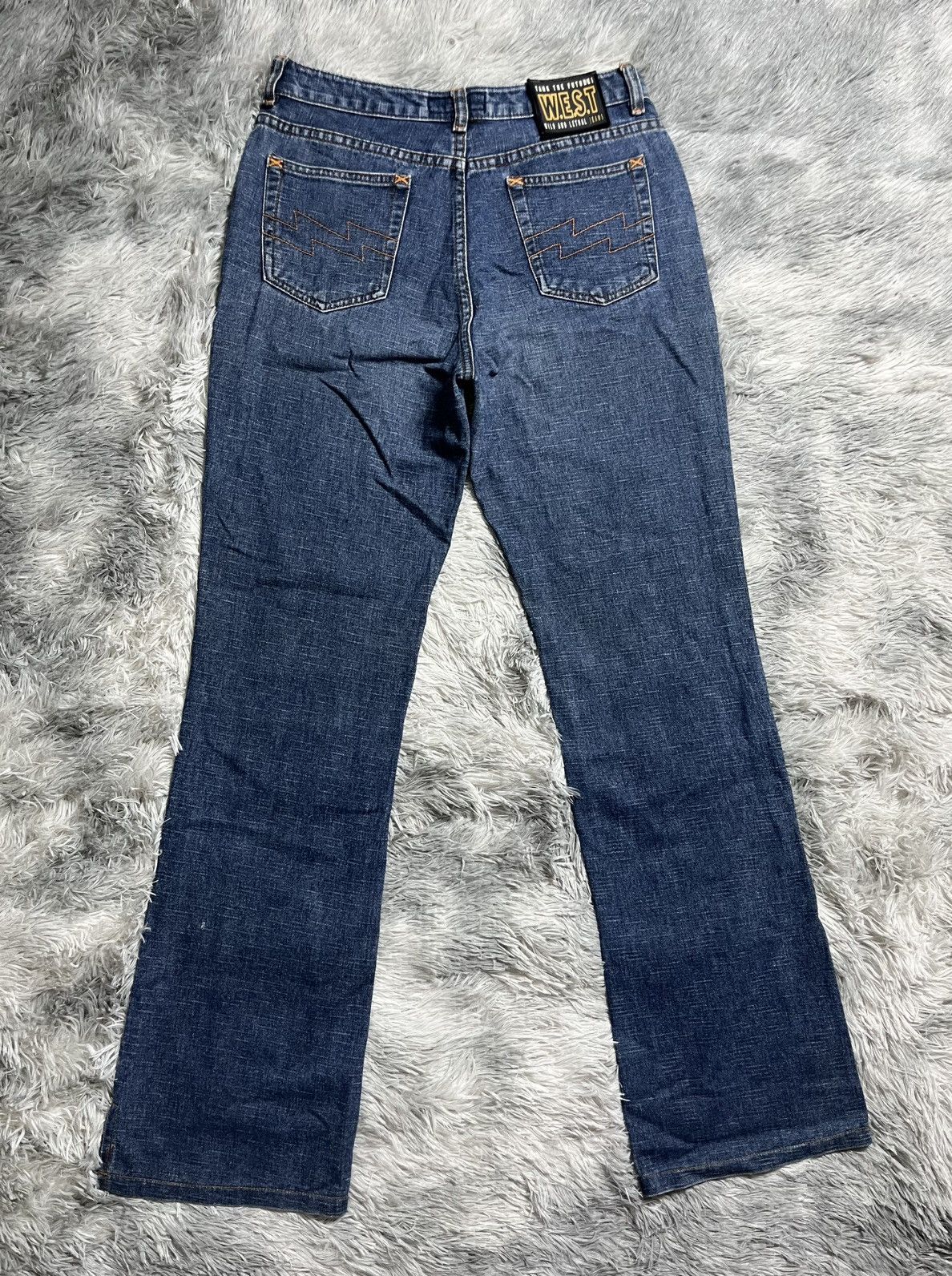 W&LT Vintage Wild and Lethal trash flare jeans Size 28" / US 6 / IT 42 - 1 Thumbnail