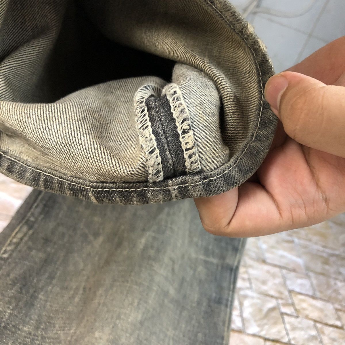 Gap Gap grey Denim Pants #7577 Size US 32 / EU 48 - 13 Thumbnail