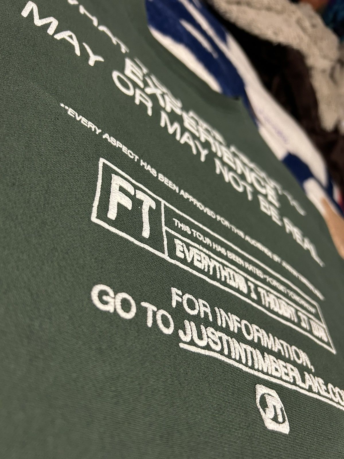 Other Justin Timberlake “forget tomorrow” tour merch 2024 Size US M / EU 48-50 / 2 - 3 Thumbnail