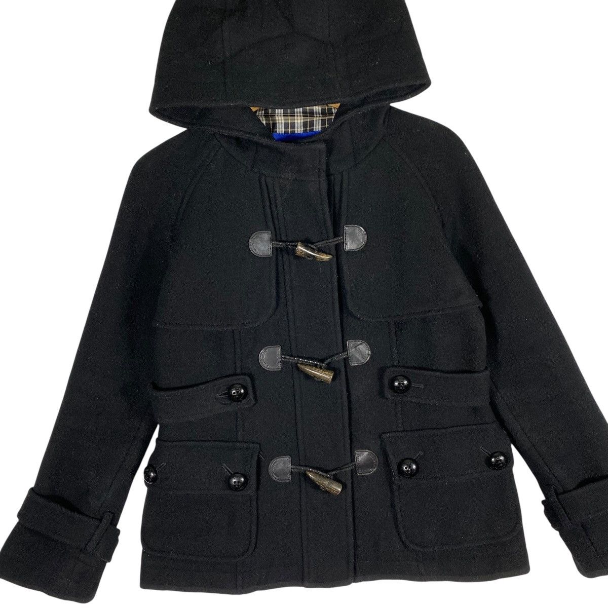 Burberry Burberry London blue label Hoodie Wool Button Jacket Size XS / US 0-2 / IT 36-38 - 5 Thumbnail