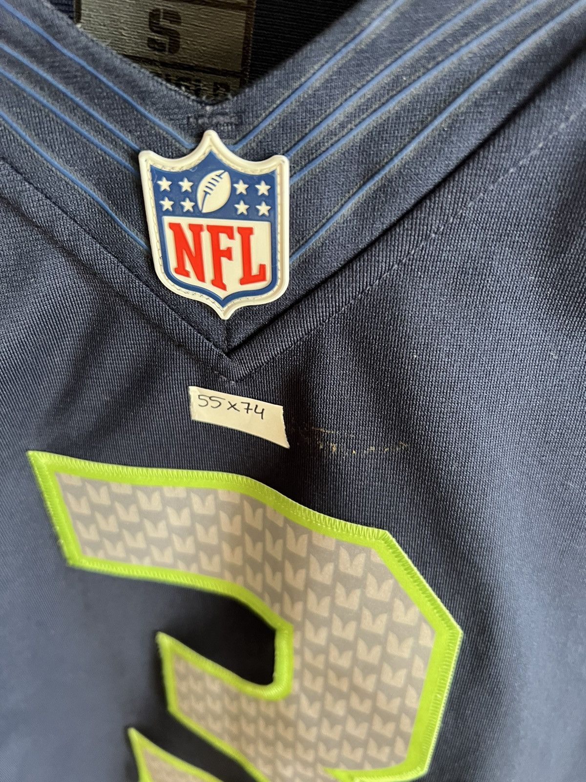 NFL × Nike Nike rugby S, nfl Wilson 3 Seattle , Seahawks Russel jersey Size US S / EU 44-46 / 1 - 4 Thumbnail