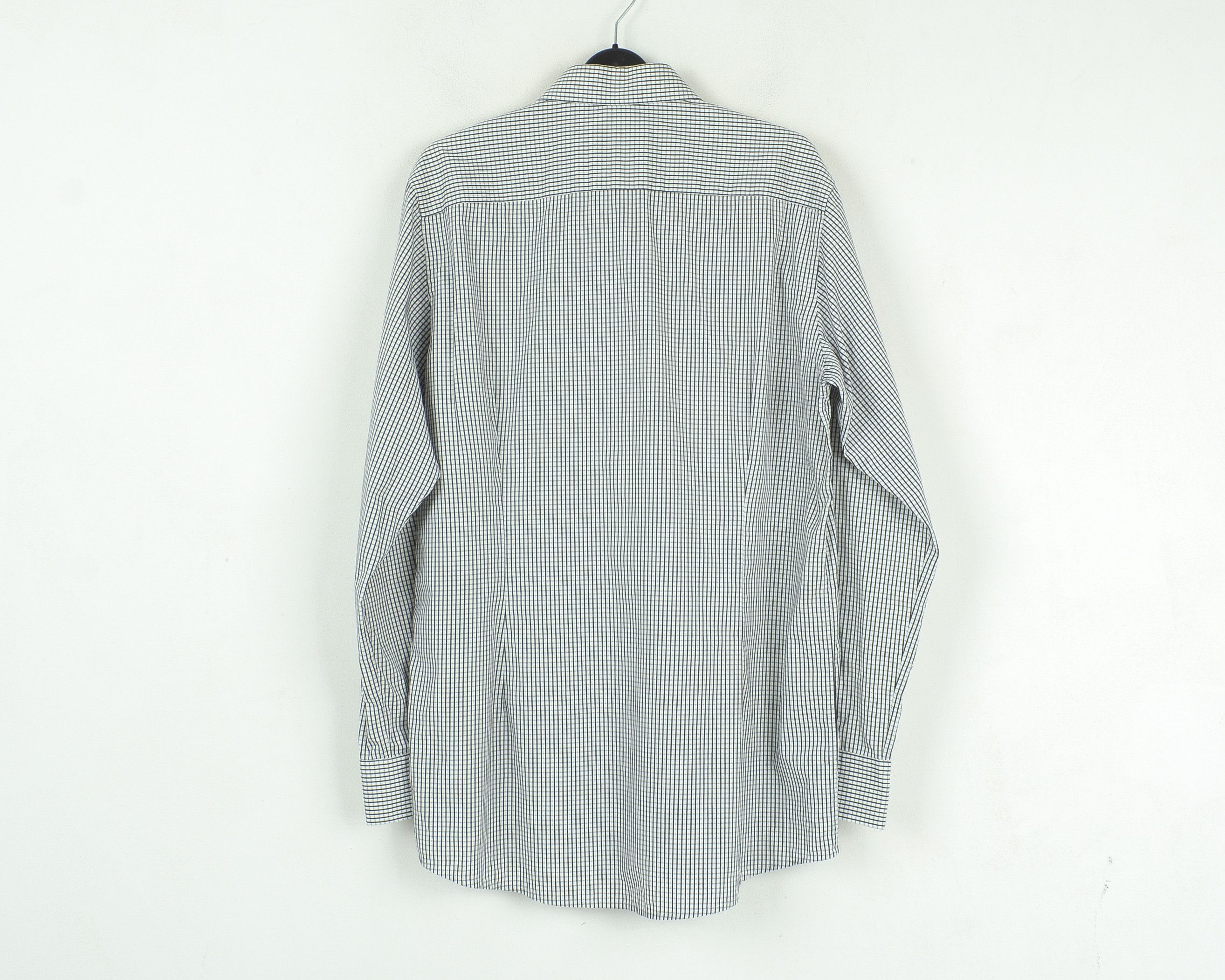 Eton Men's Formal Shirt 16" Size 41 check Button Up Casual Size 40R - 4 Thumbnail