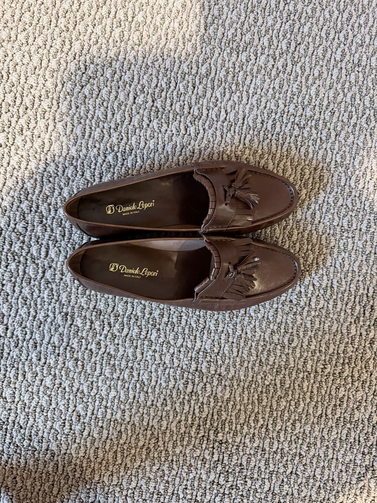 Other D. Lepori Brown Leather Tassel Loafer - Unlined Size US 8 / EU 41 - 1 Thumbnail