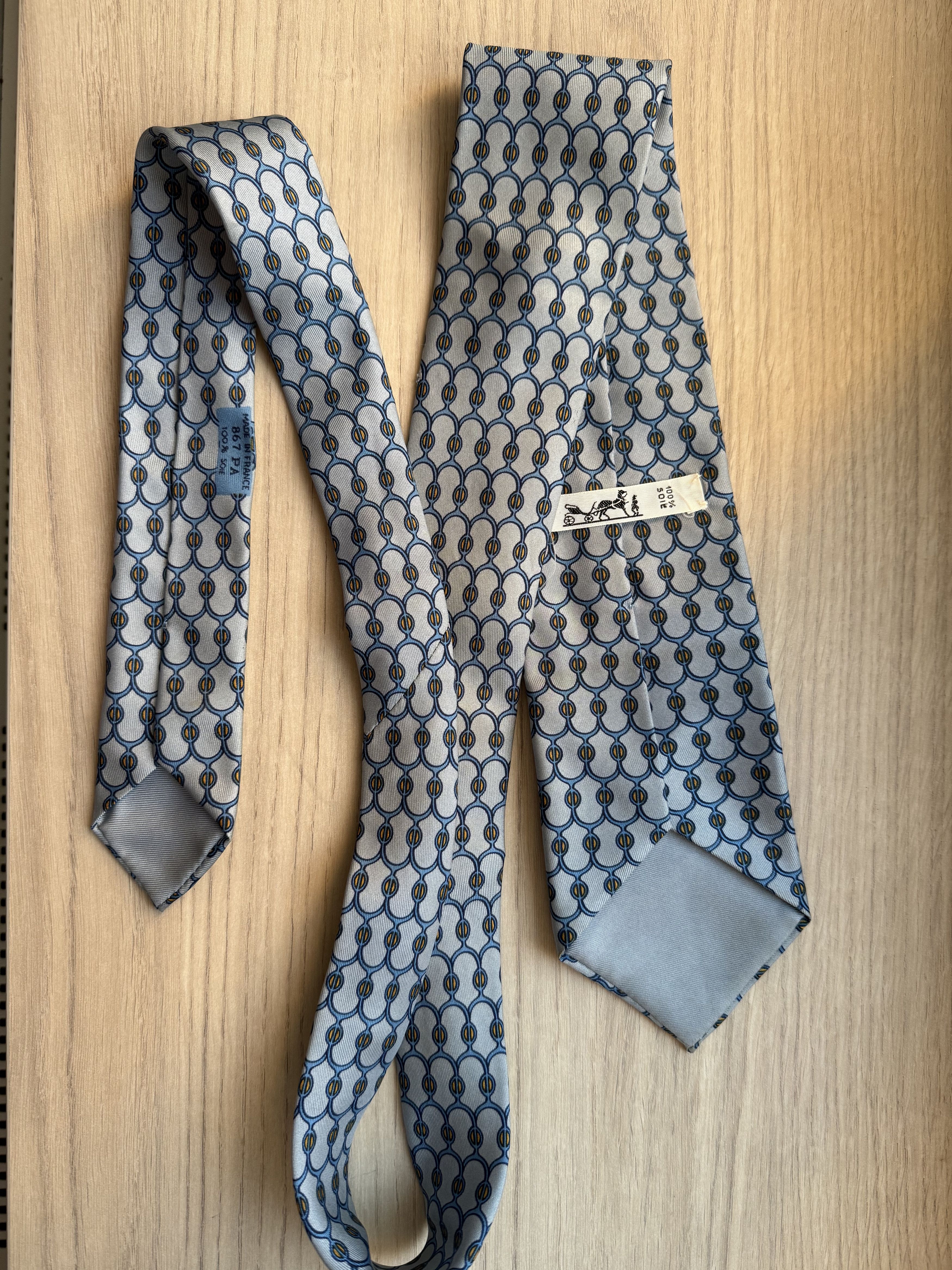 Hermes Linked pattern tie Size ONE SIZE - 1 Thumbnail