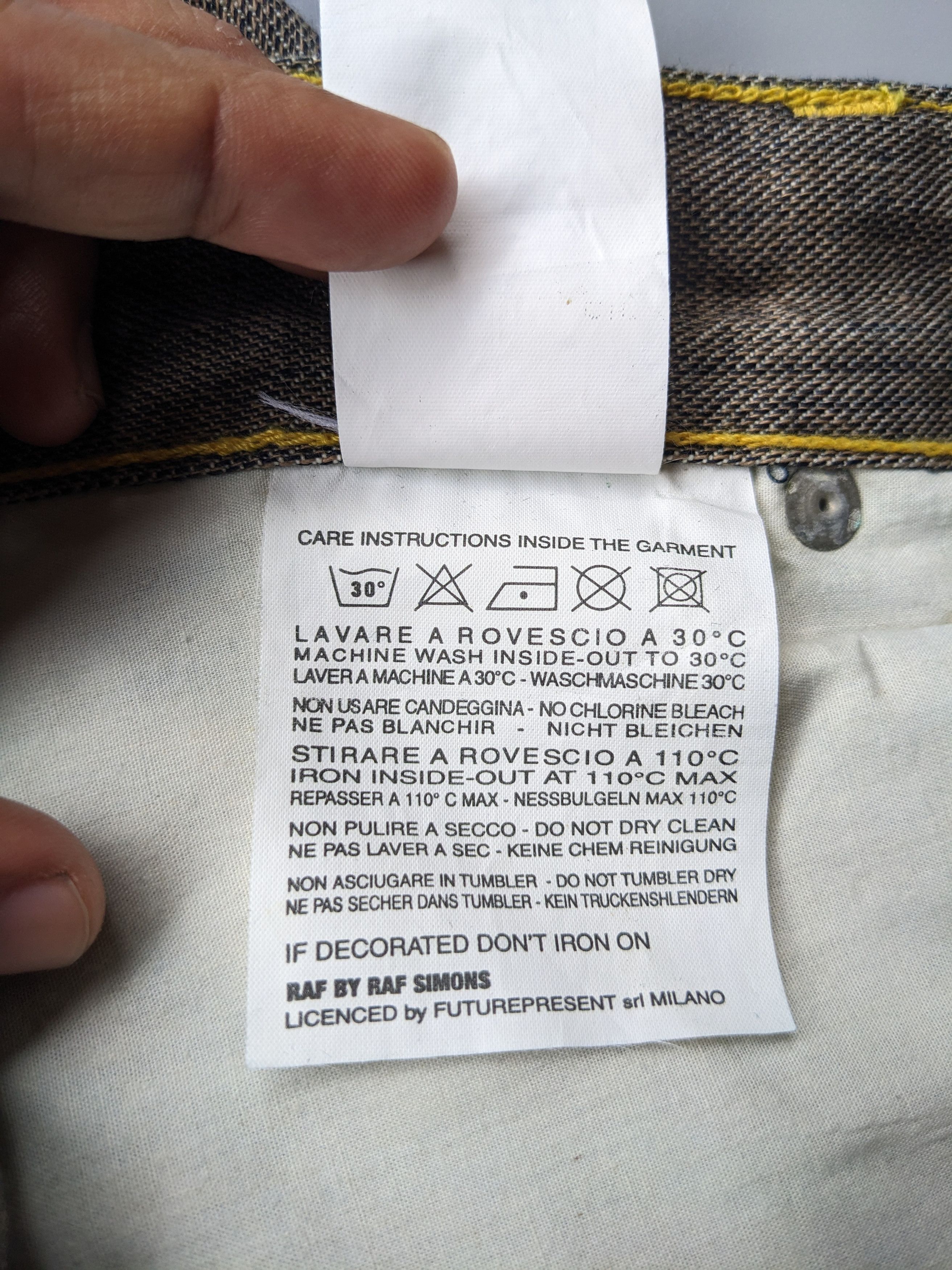 Raf by Raf Simons AW05 Raf by RAF SIMONS diffusion line jeans Size US 32 / EU 48 - 14 Thumbnail