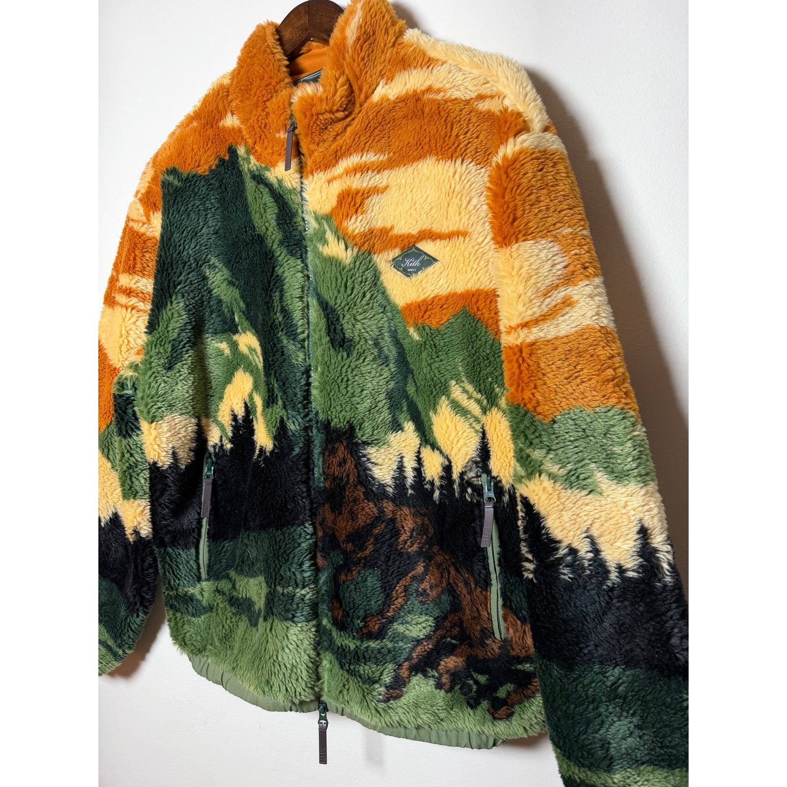 Kith kith pinehurst sherpa full zip bergamot jacket FW23 Size US M / EU 48-50 / 2 - 2 Thumbnail