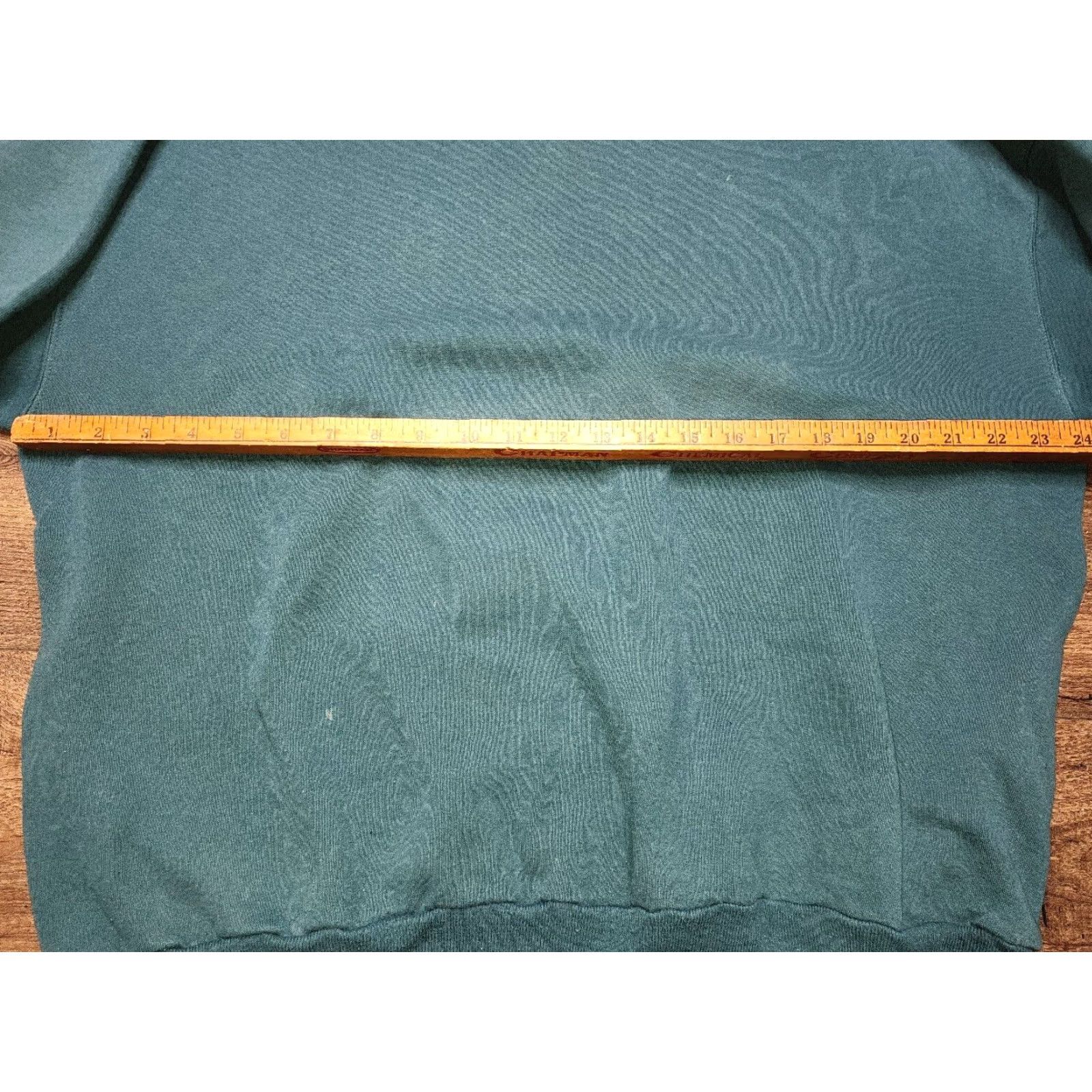 Hanes VINTAGE Hanes Crewneck Sweatshirt Mens XL Long Sleeve Green Cotton 90s USA Size US XL / EU 56 / 4 - 2 Thumbnail
