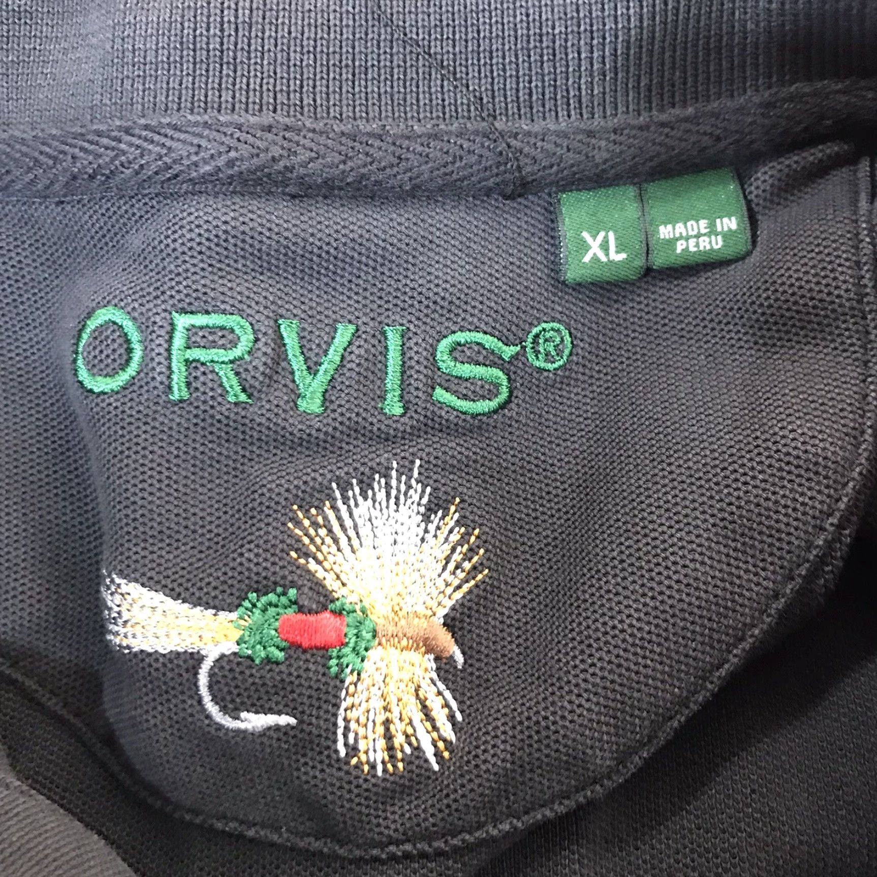 Orvis Orvis Black 100% Cotton 1/4 Button Polo Shirt Mens XL Outdoor Fishing Classic Size US XL / EU 56 / 4 - 5 Thumbnail