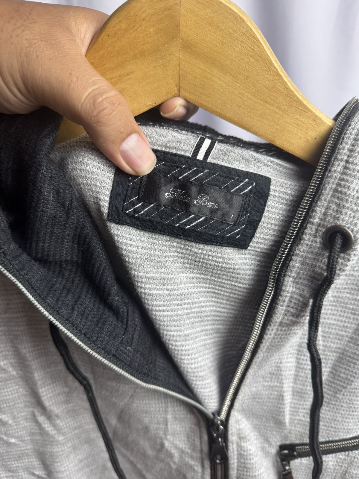 If Six Was Nine × Japanese Brand × Le Grande Bleu (L.G.B.) Japanese Full Zipper Hoodie Nota Bene Ifsix Lgb Style Size US M / EU 48-50 / 2 - 6 Thumbnail
