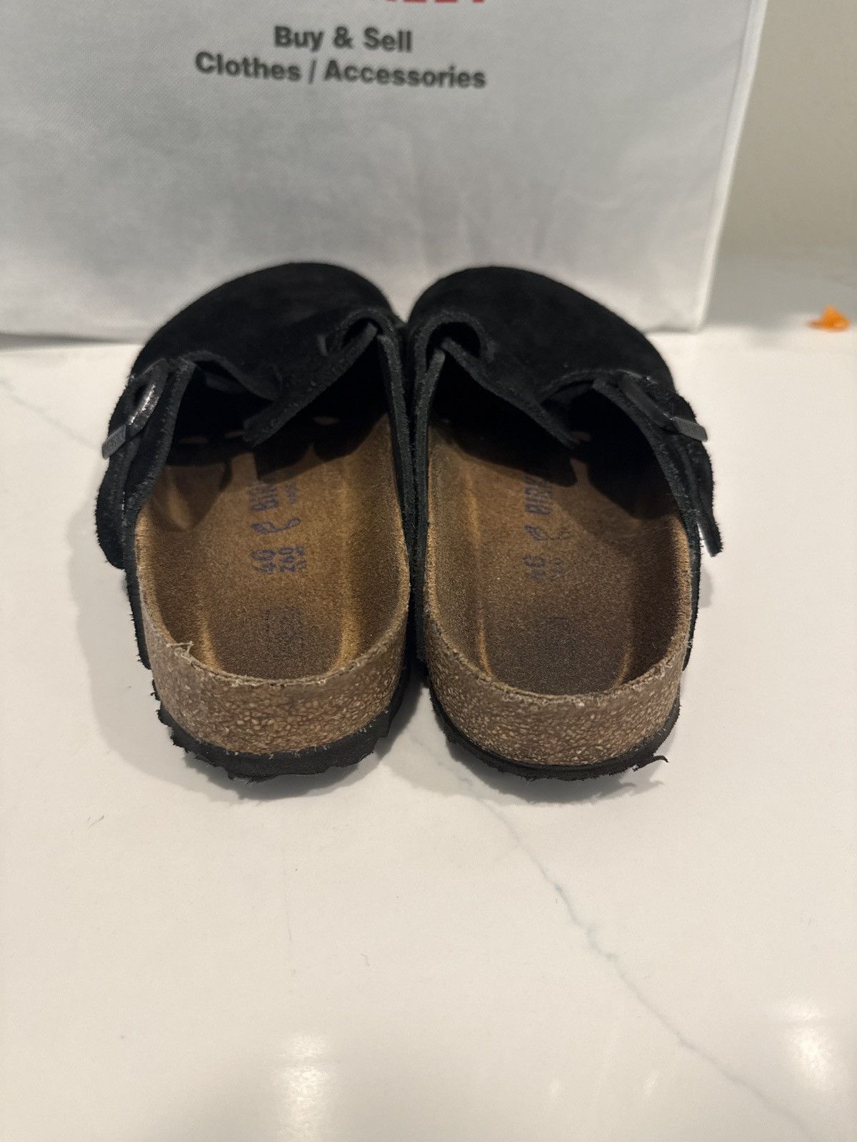 Birkenstock Birkenstock boston suede soft top - black Size US 7 / EU 40 - 6 Thumbnail