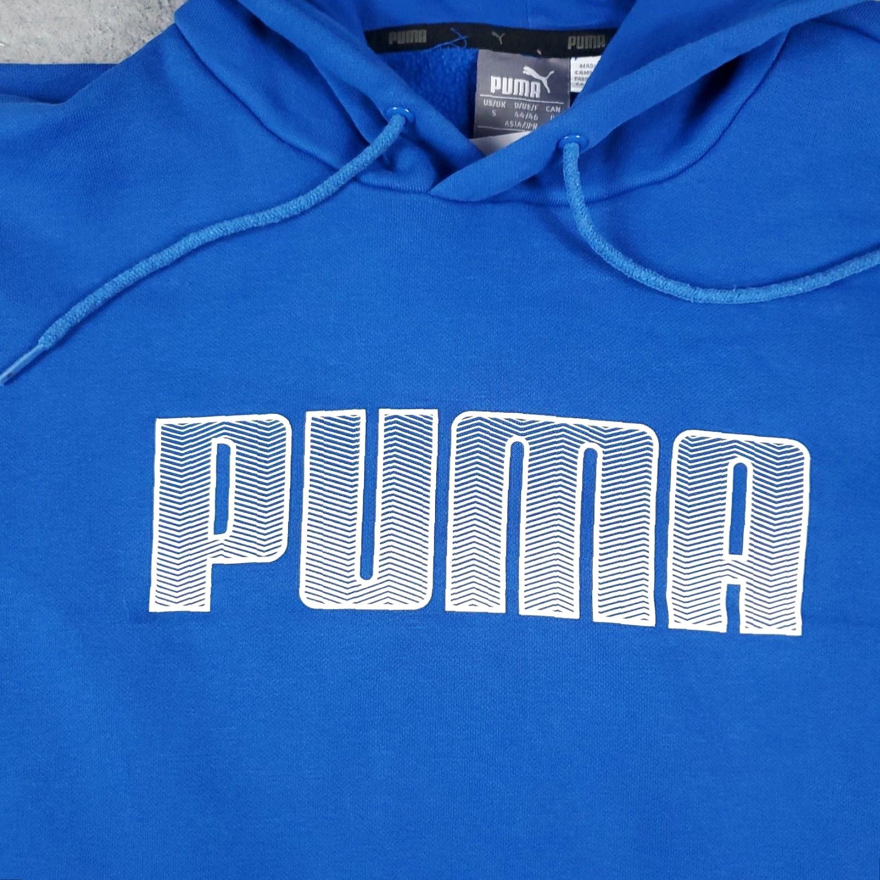 Puma VINTAGE Puma Hoodie Pullover Mens Small Blue Casual All Seasons Sports Size US S / EU 44-46 / 1 - 2 Thumbnail