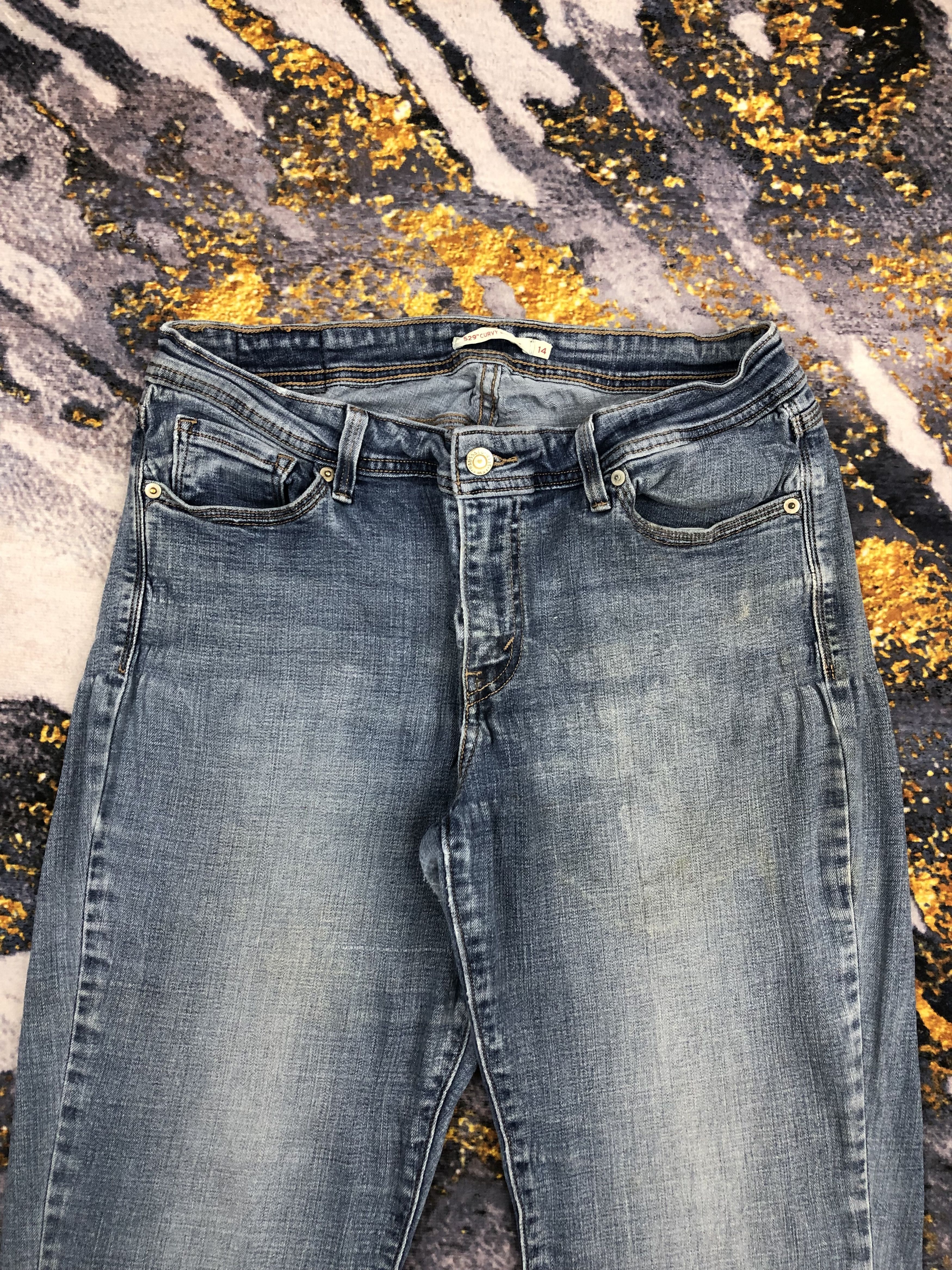 Levi's Vintage Levis 529 Curvy Bootcut Jeans DPP0197 Size US 32 / EU 48 - 2 Thumbnail