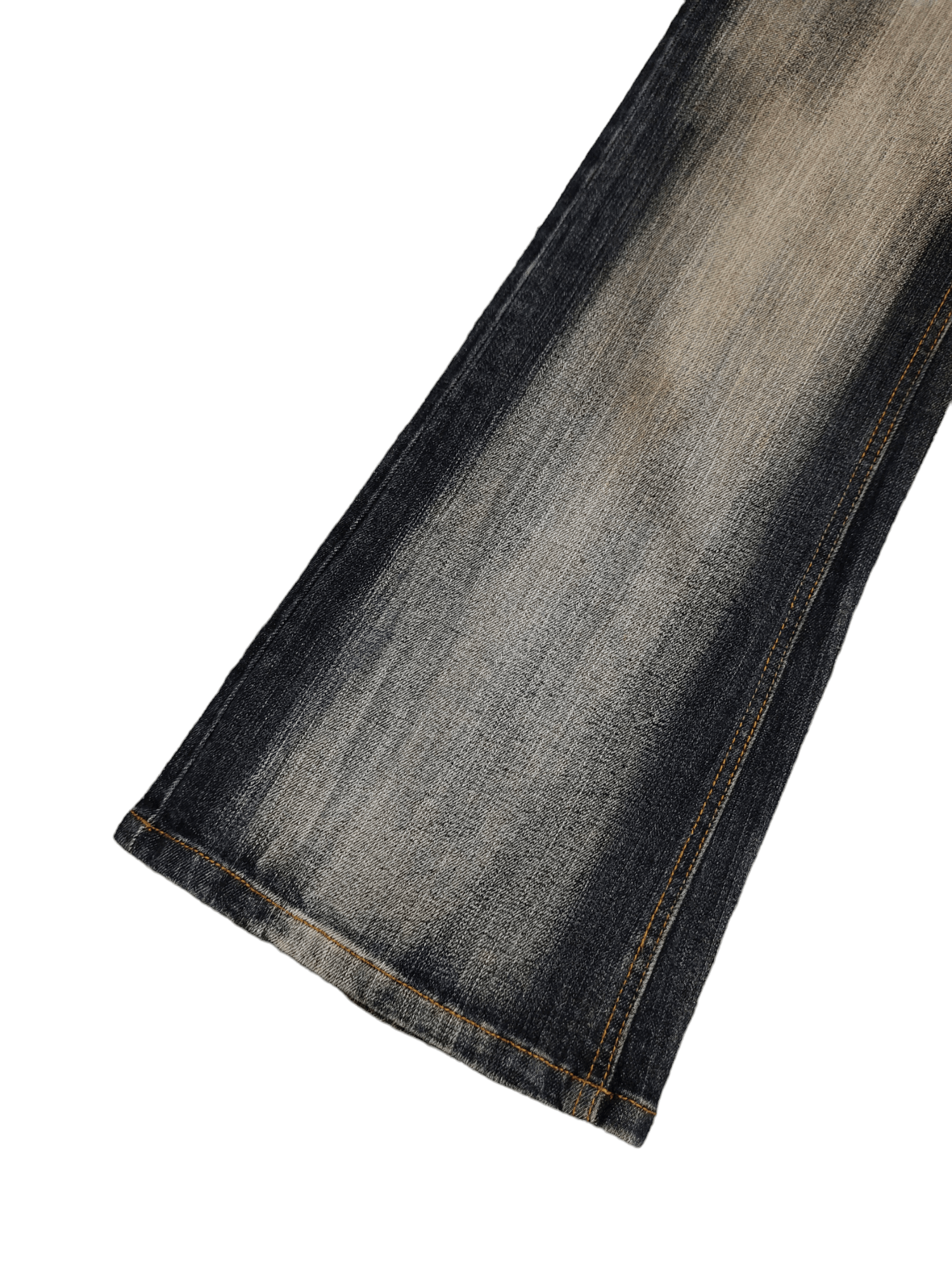 If Six Was Nine × Le Grande Bleu (L.G.B.) × Tornado Mart Flare Jeans Jouer Aur Faded Wash Denim Bootcut Y2k Size US 32 / EU 48 - 9 Thumbnail
