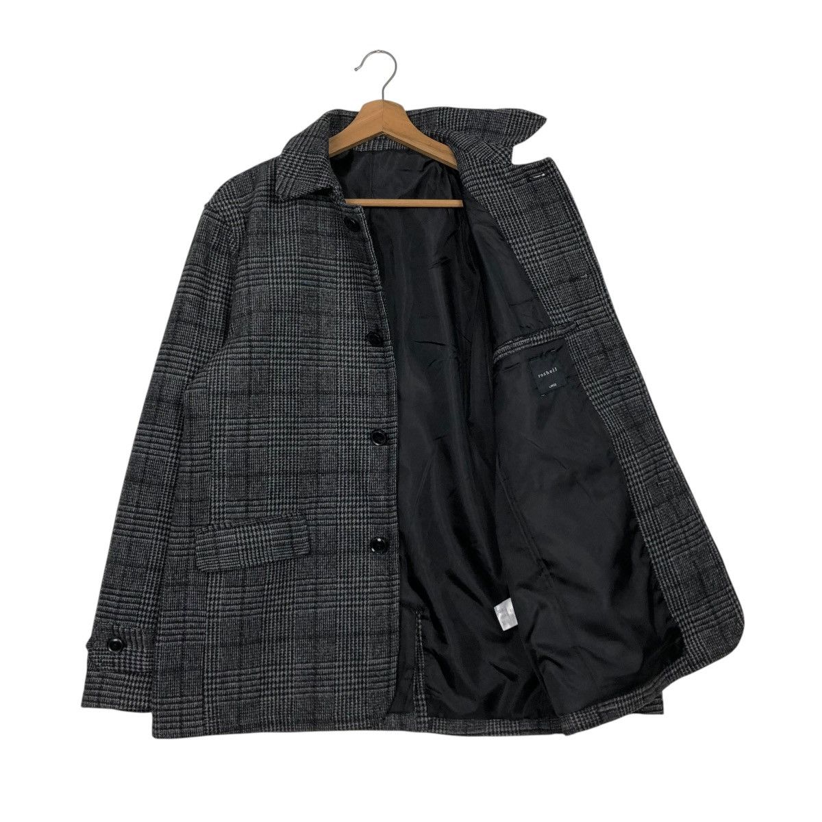 Japanese Brand 🔥VINTAGE CHORE BUTTON JACKET ROSHELL TARTAN ISSEY MIYAKE Size US L / EU 52-54 / 3 - 13 Thumbnail