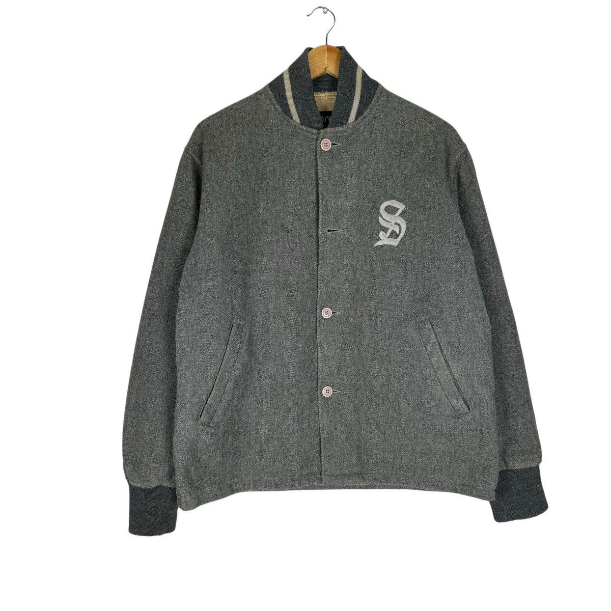 Supreme 🔥VINTAGE SUPREME WOOL CAPITAL S VARSITY JACKET Size US M / EU 48-50 / 2 - 6 Thumbnail