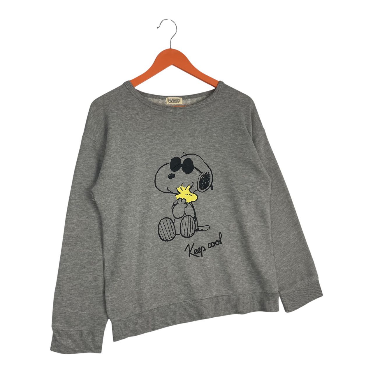 Peanuts Vintage Peanuts Snoopy Big Logo Pullover Crew Sweatshirt Size S / US 4 / IT 40 - 2 Thumbnail