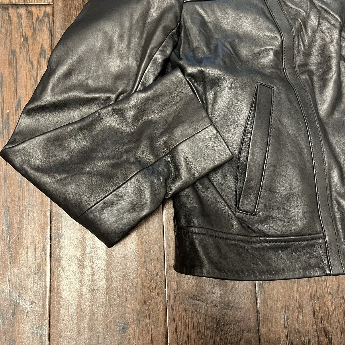 Michael Kors Michael Kors Leather Women’s Full Zipper Jacket Size L / US 10 / IT 46 - 5 Thumbnail