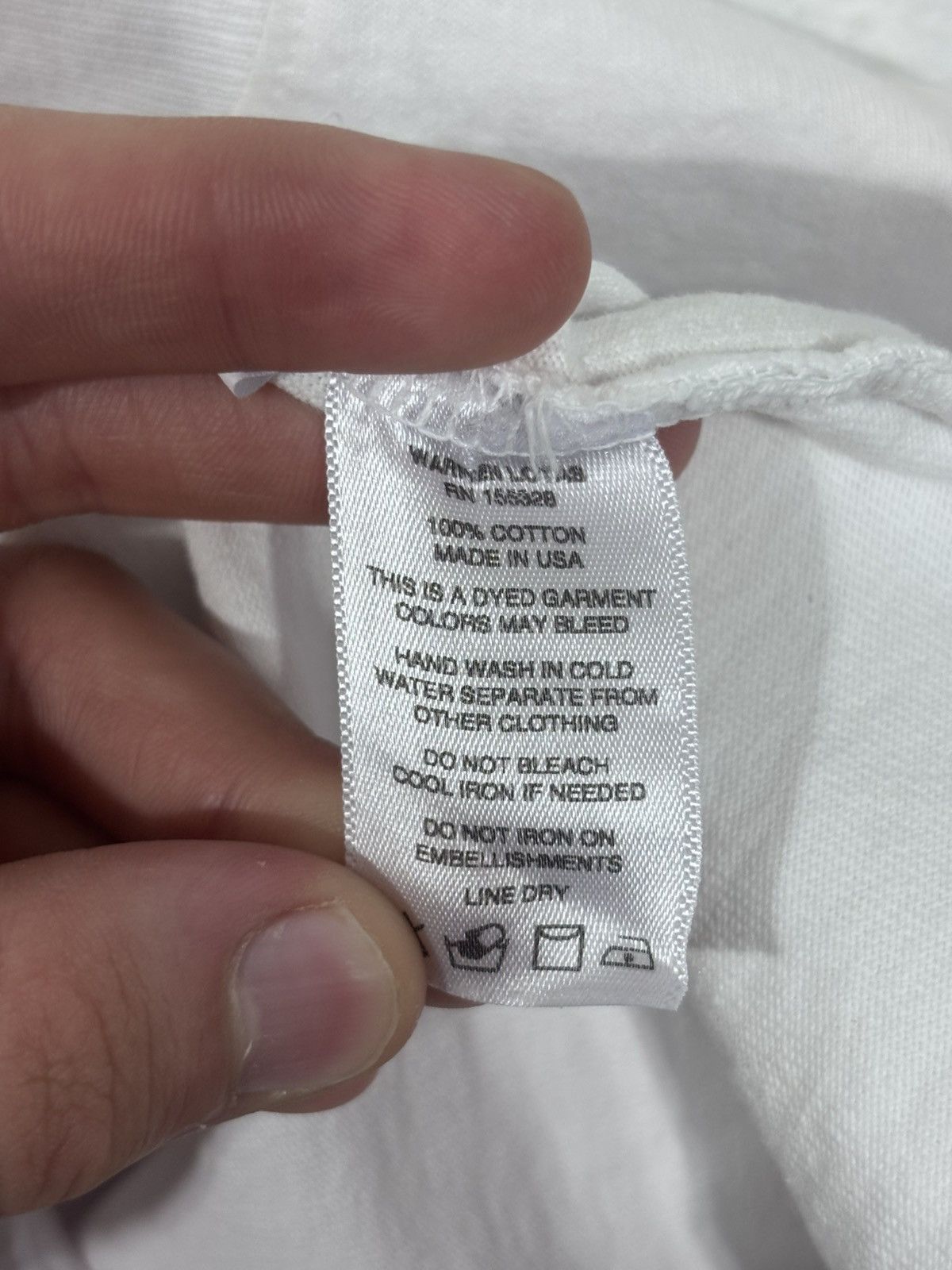 Warren Lotas Warren Lotas Liquid Metal White Tee Size US L / EU 52-54 / 3 - 7 Thumbnail