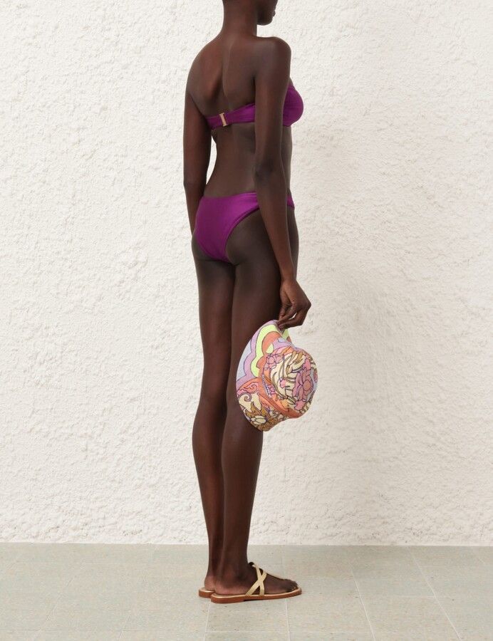 Zimmermann oc11z0525 Size : S / Lightburst Knot Trim Bikini Set Purple Size ONE SIZE - 4 Thumbnail