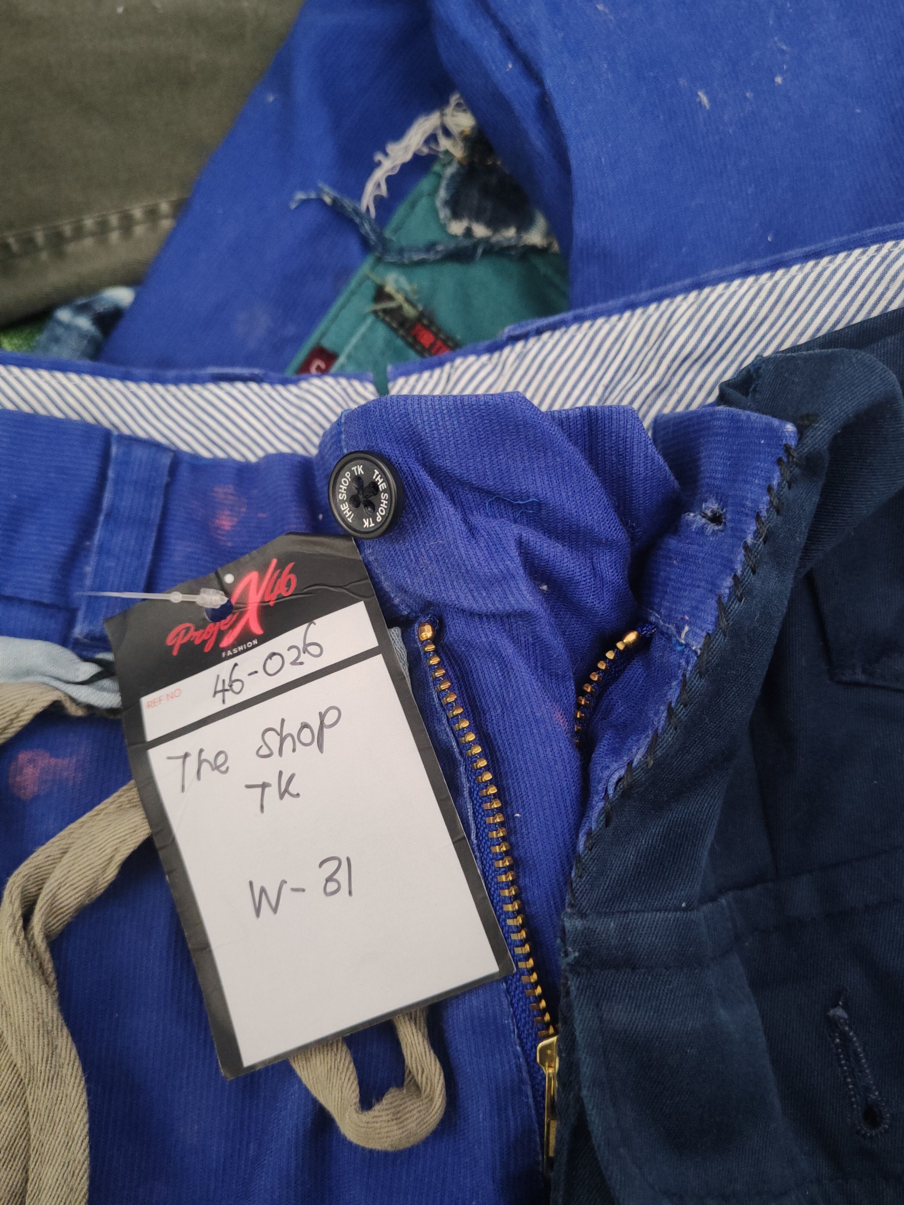 Japanese Brand DL Shop TK custom patchwork rework reconstruct Pants #46-026 Size US 31 - 17 Thumbnail