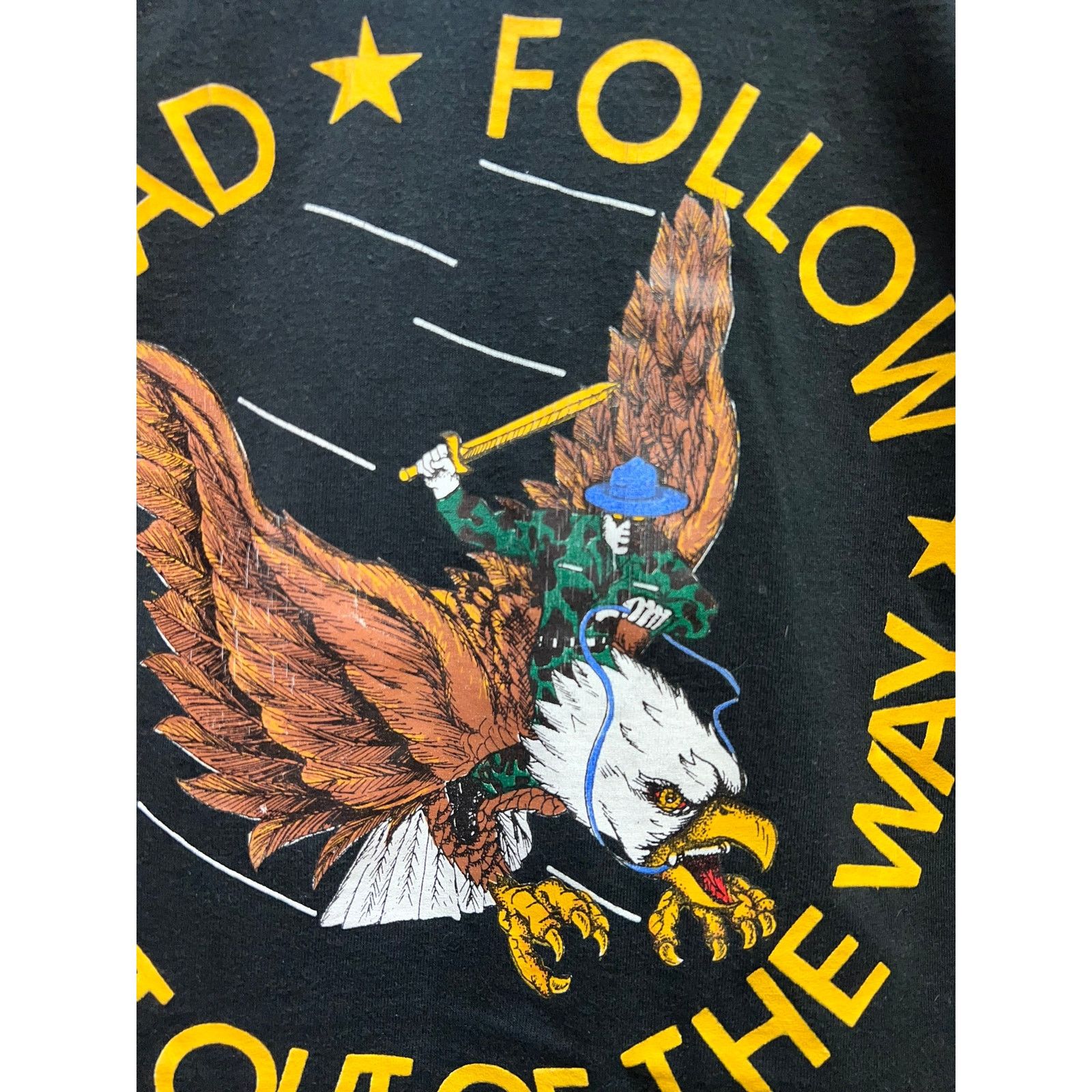 Fruit Of The Loom Vintage Army Shirt Training Squadron 321st Lead Soldier Tee Size US M / EU 48-50 / 2 - 7 Thumbnail