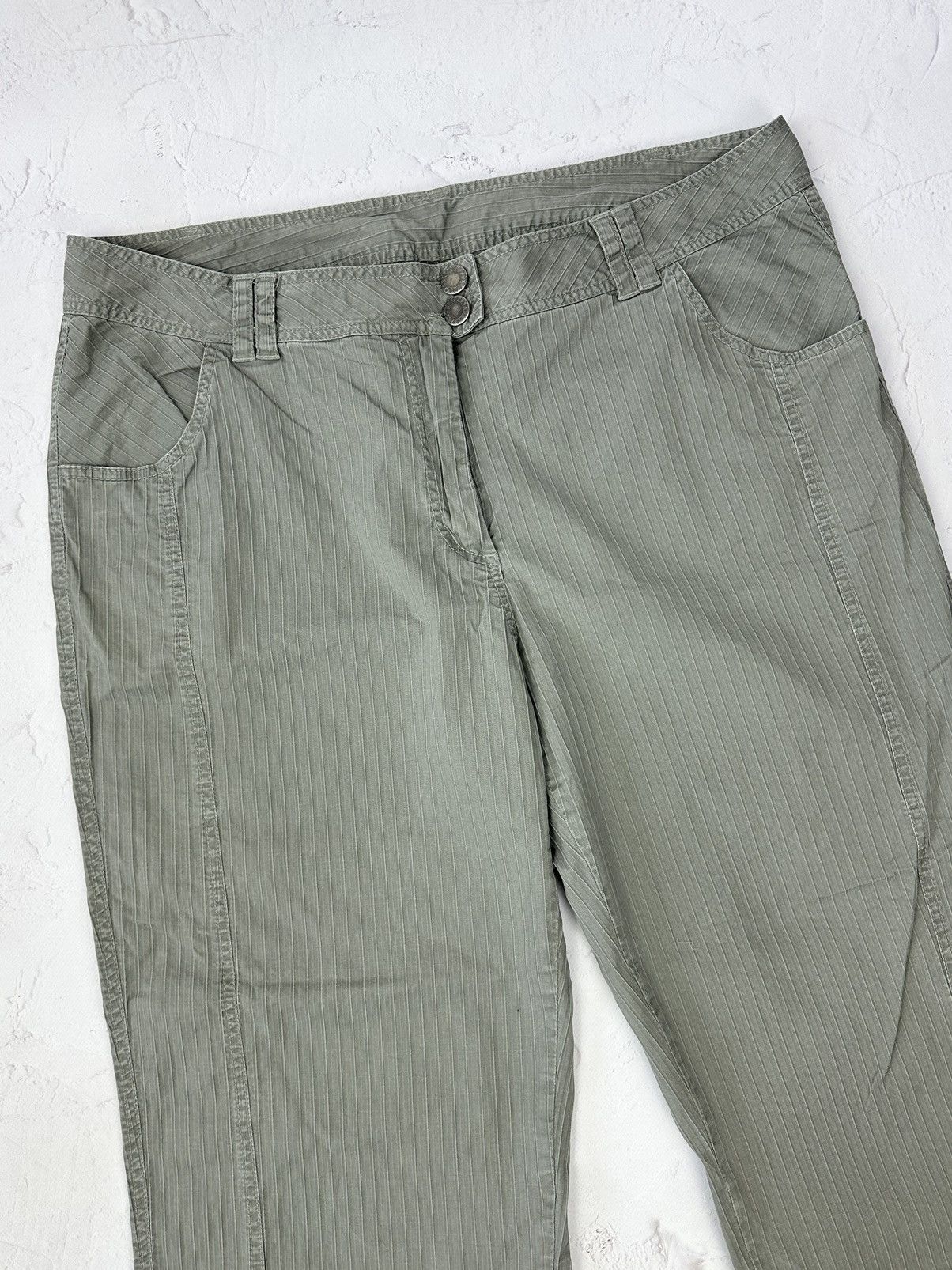 Japanese Brand × Vintage Vintage Stripped Grey Loose Pants Size US 36 / EU 52 - 5 Thumbnail