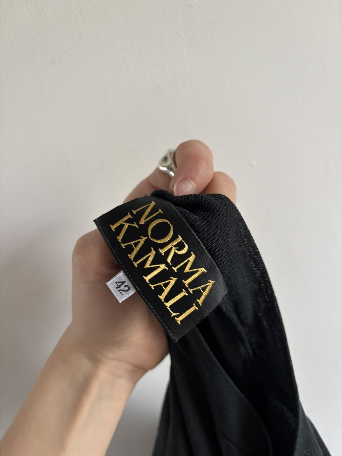 Norma Kamali Vintage Norma Kamali Transparent Silk Top Size M / US 6-8 / IT 42-44 - 6 Thumbnail