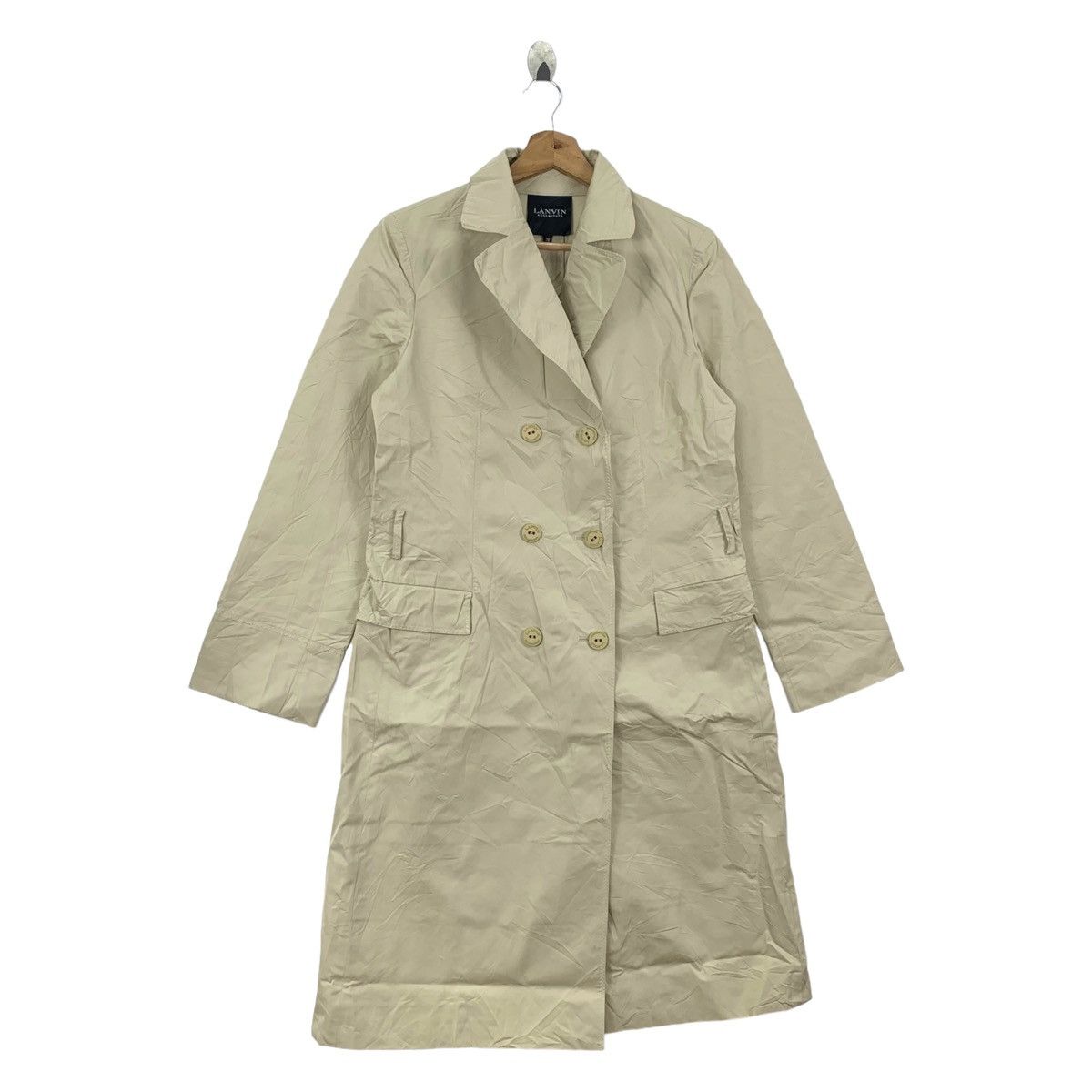 Lanvin LANVIN Collection Fashion Designer Trench Coat Jacket Size S / US 4 / IT 40 - 11 Thumbnail