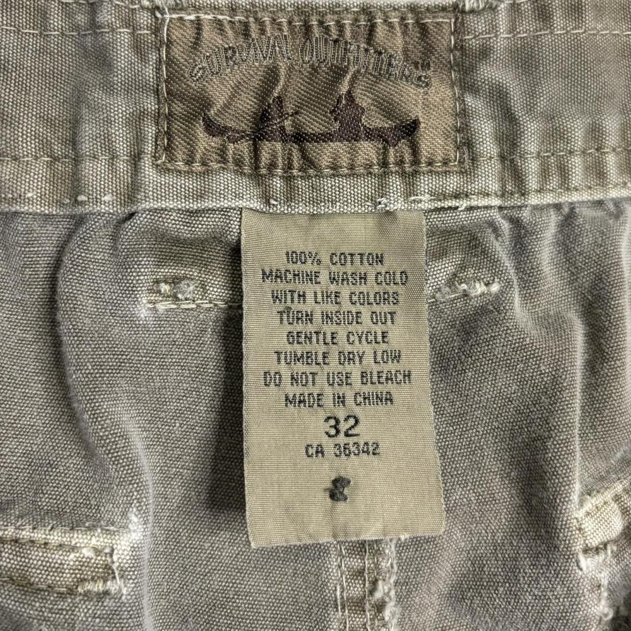 Vintage Vintage Y2K trashed khaki green cargo shorts Size US 29 - 6 Thumbnail