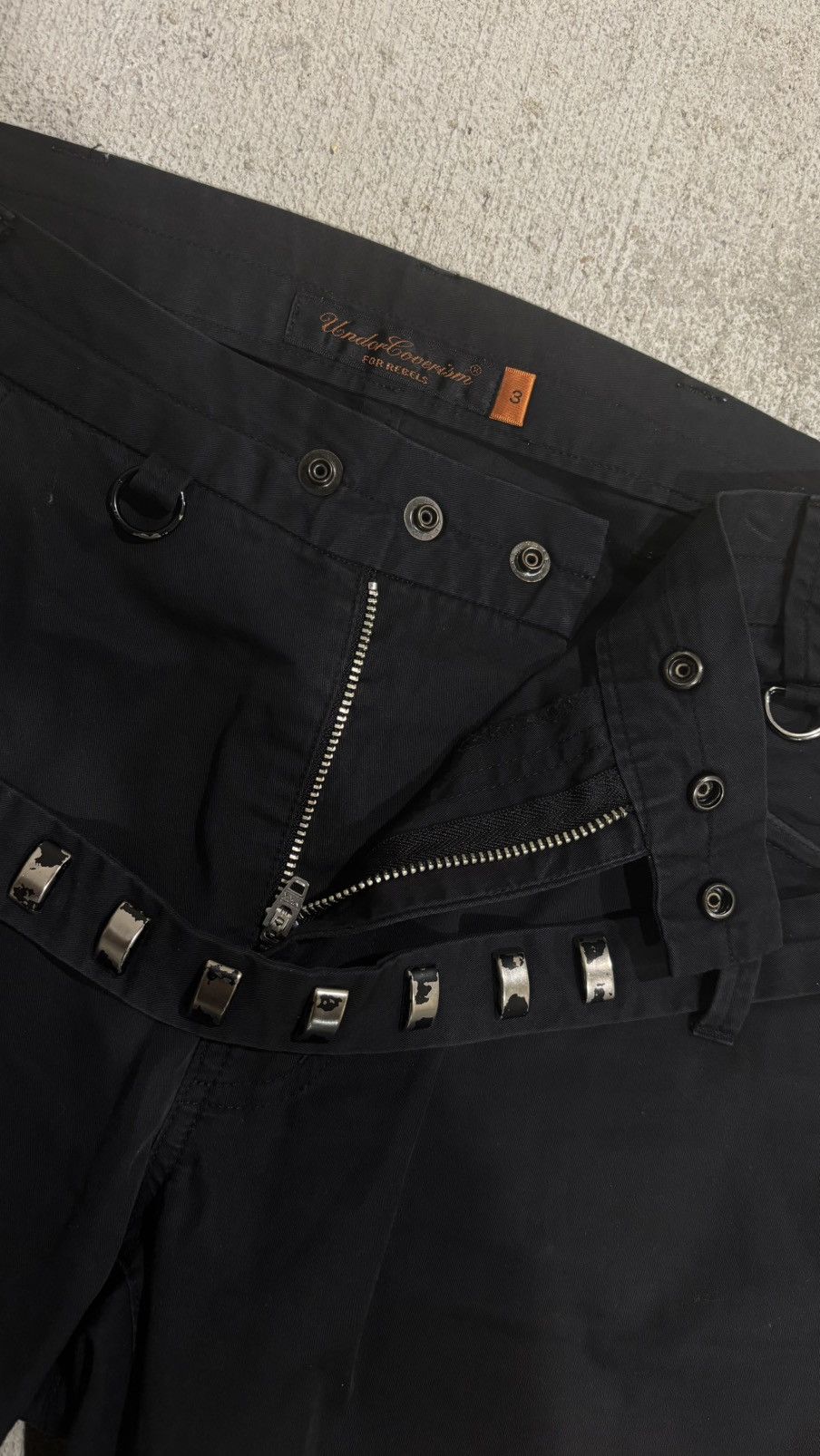 Undercover Undercover SS2006 Studded Belt Pants Size US 33 - 7 Thumbnail