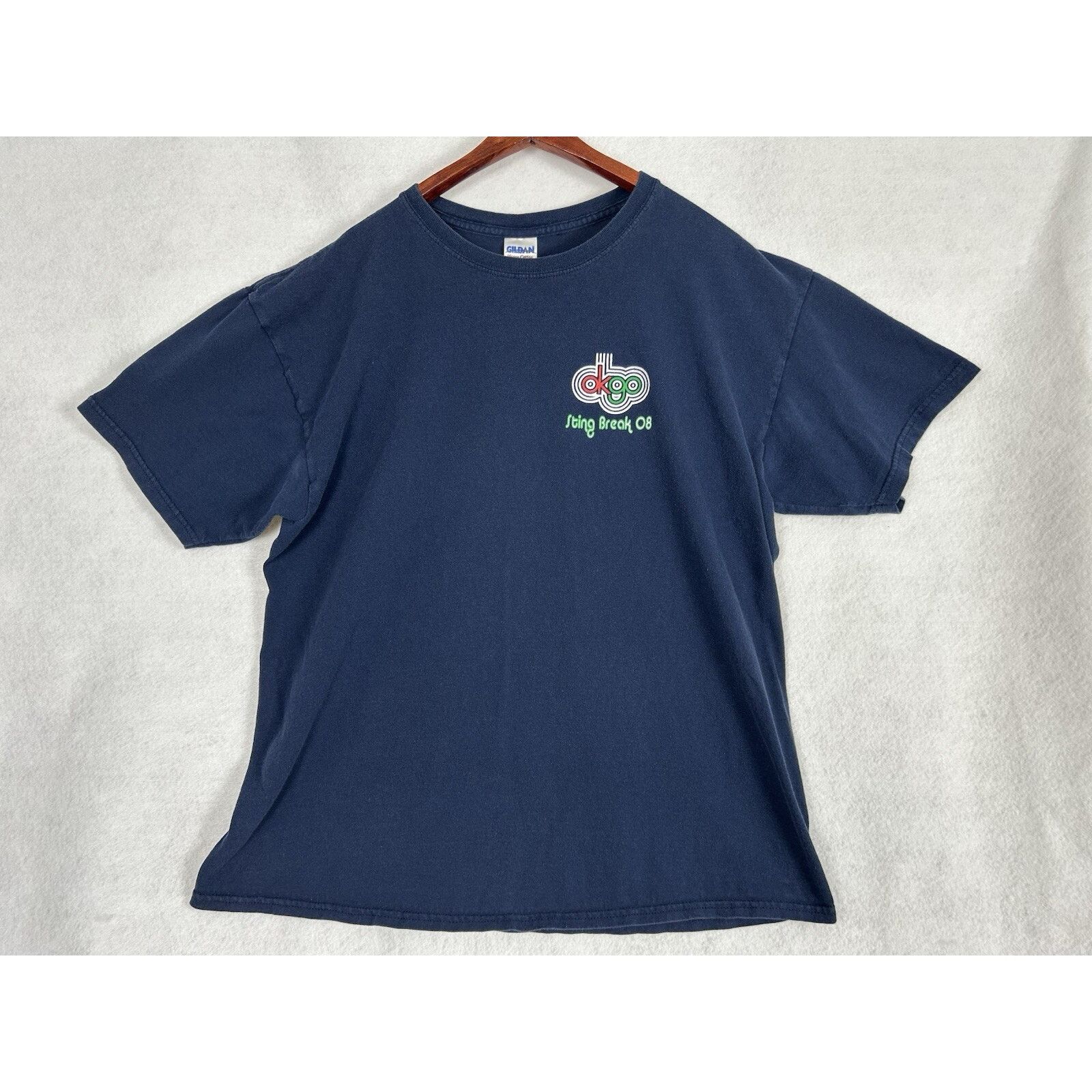 Gildan Ok Go and Cartel 2008 Spring Break Concert GT College Shirt Size US XL / EU 56 / 4 - 2 Thumbnail
