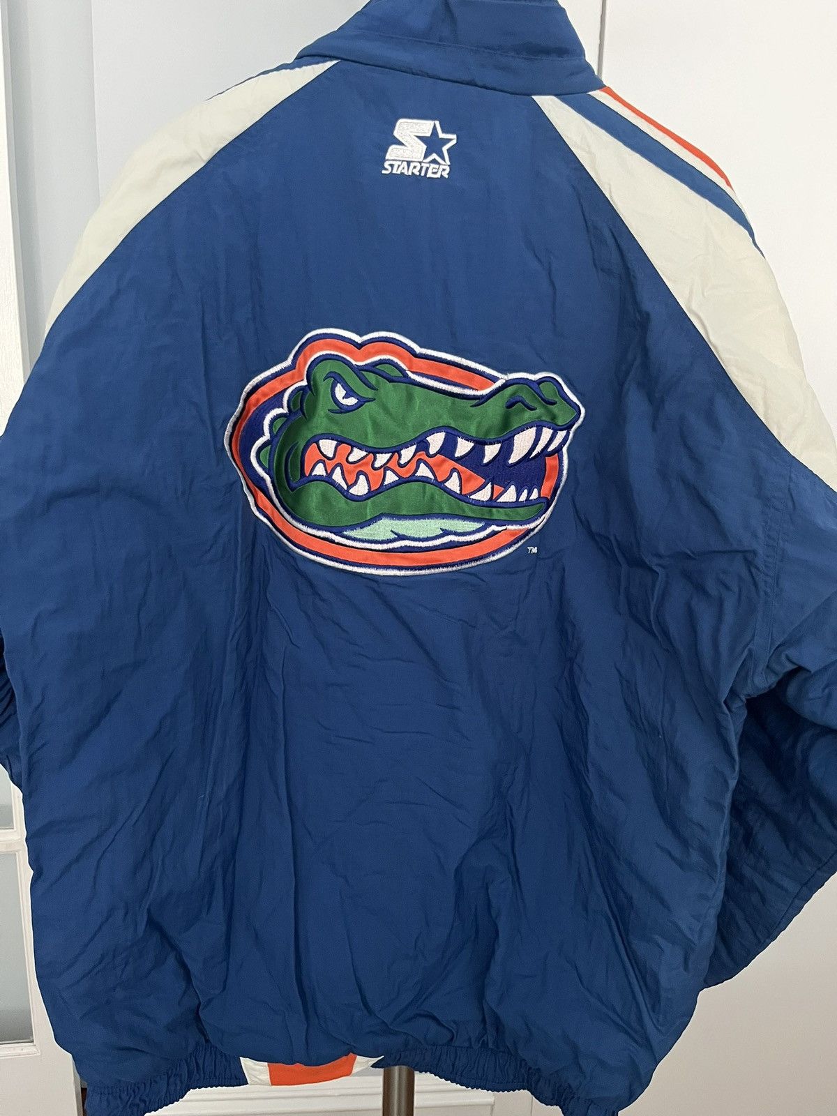 Starter VINTAGE Starter Florida Gators 🐊 Parka Jacket Sz L (NO HOOD) Size US L / EU 52-54 / 3 - 4 Thumbnail