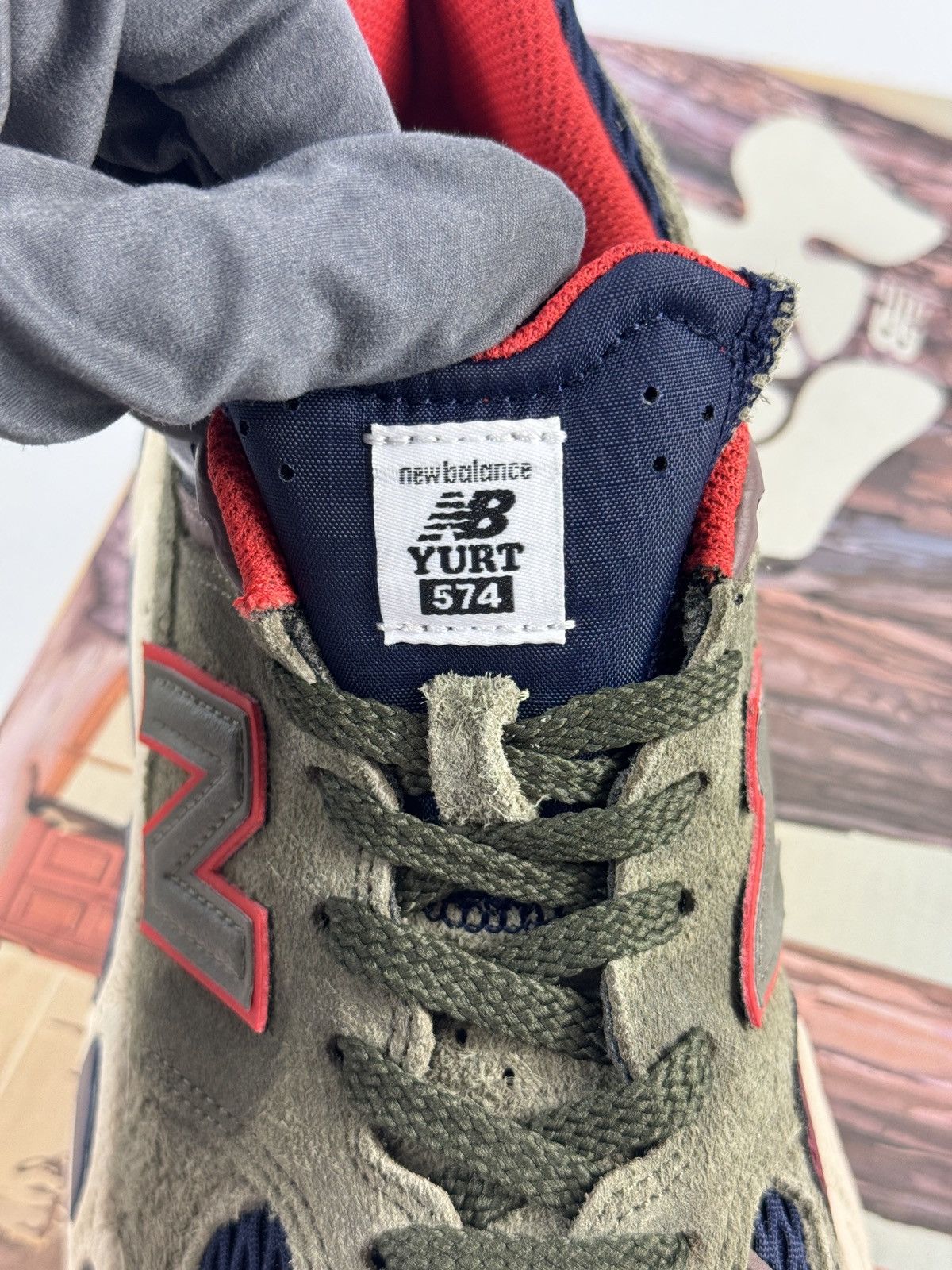 New Balance NEW BALANCE 574 SALEHE BEMBURY YURT WHISTLE SNEAKERS Size US 7.5 / EU 40-41 - 5 Thumbnail