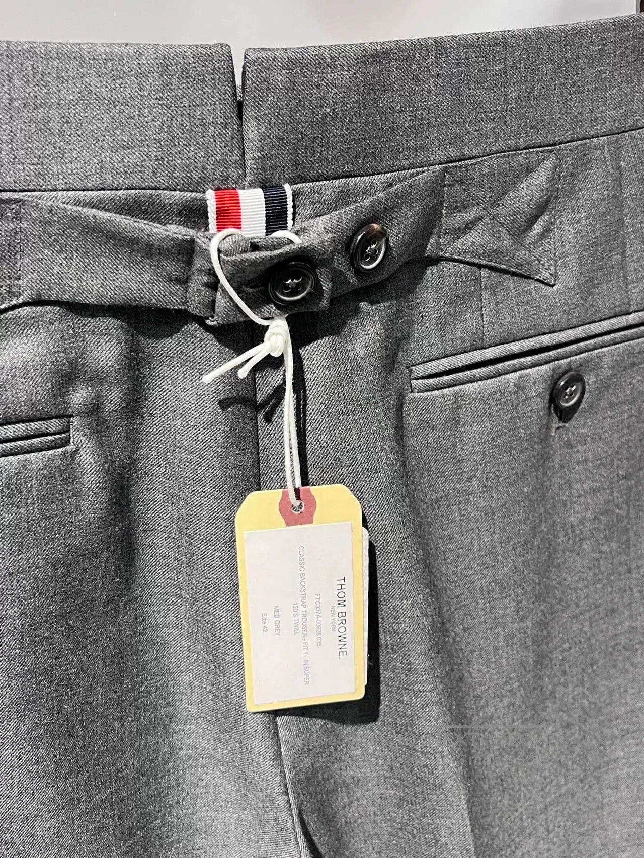 Thom Browne Thom Browne Gray Trousers Size 4. Size 41" - 6 Thumbnail