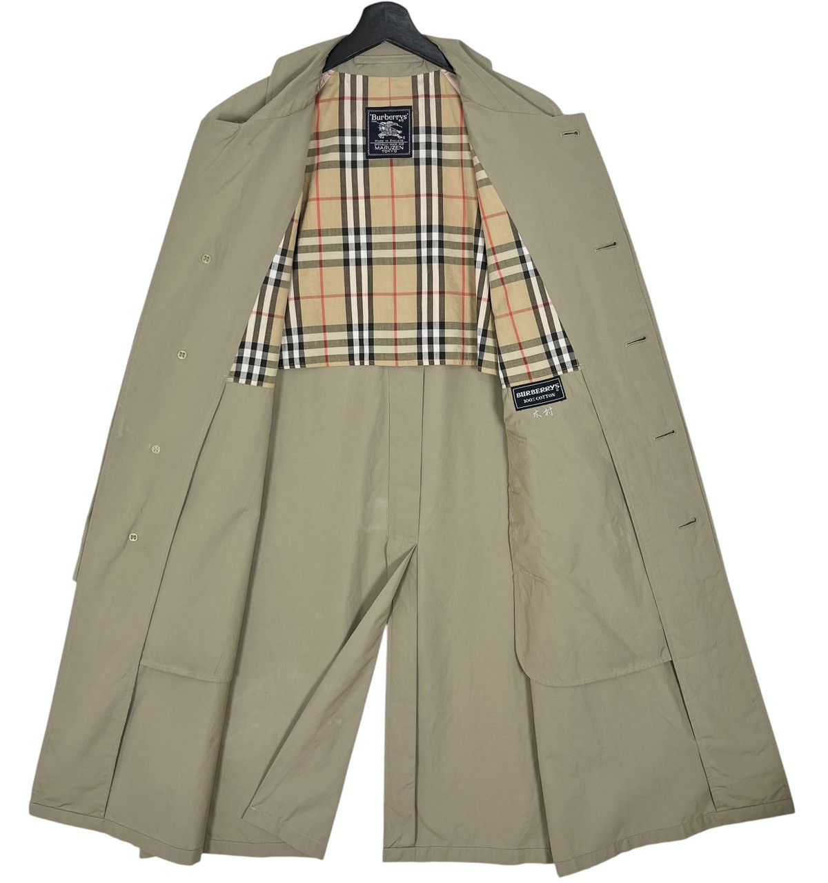 Burberry × Vintage Vintage Burberrys Single Layer Nova Check Women Trench Coat Size L / US 10 / IT 46 - 7 Thumbnail