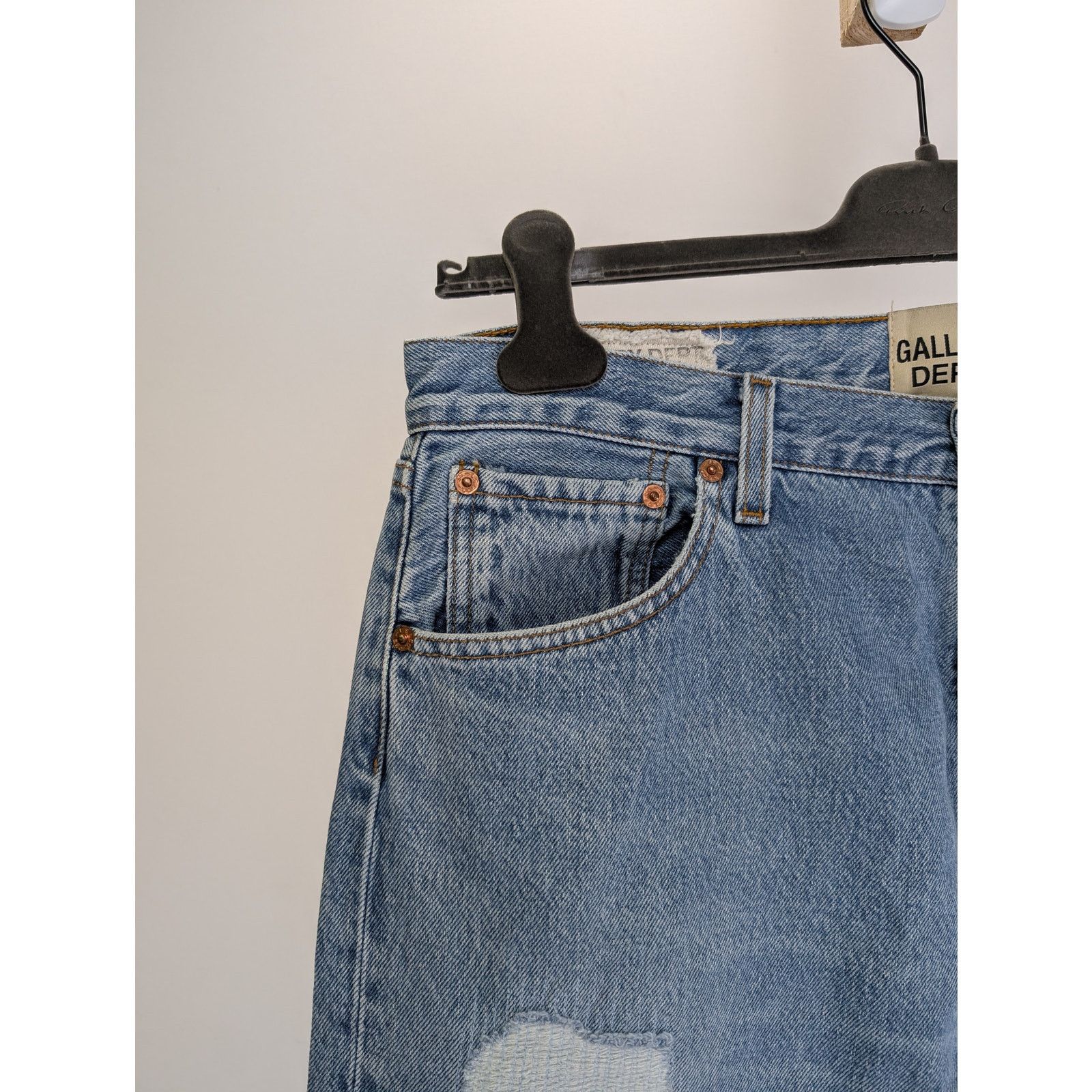 Gallery Dept. o1rshd1 Ranger Dept Cut Denim Jean in Blue Size US 33 - 5 Thumbnail