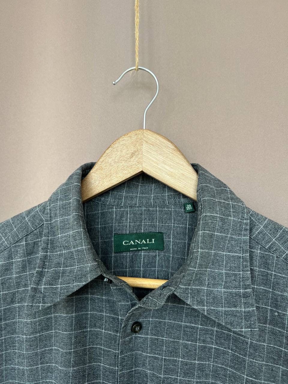 Canali Canali Green Label Check Button Down Shirt Mens Size 39 (M) Size US M / EU 48-50 / 2 - 9 Thumbnail