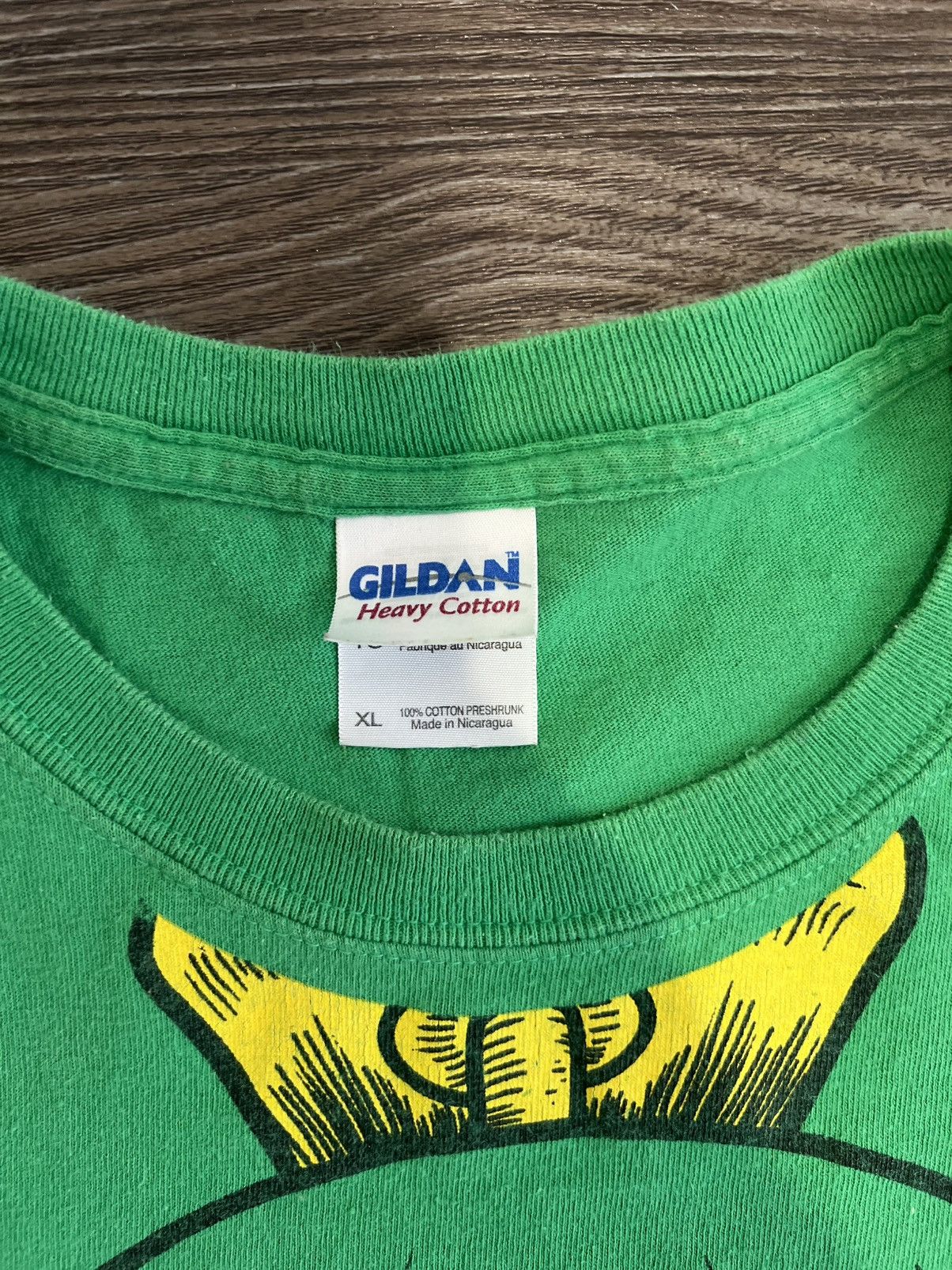 Gildan × Vintage Vintage Y2K Marvin the Martian Shirt Size US XL / EU 56 / 4 - 4 Thumbnail