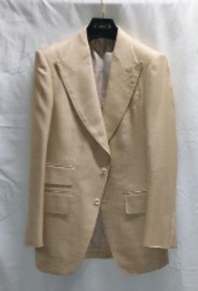 Tom Ford o1loc1c0724 15ML40 Single-breasted Blazer in Beige Size US S / EU 44-46 / 1 - 1 Preview