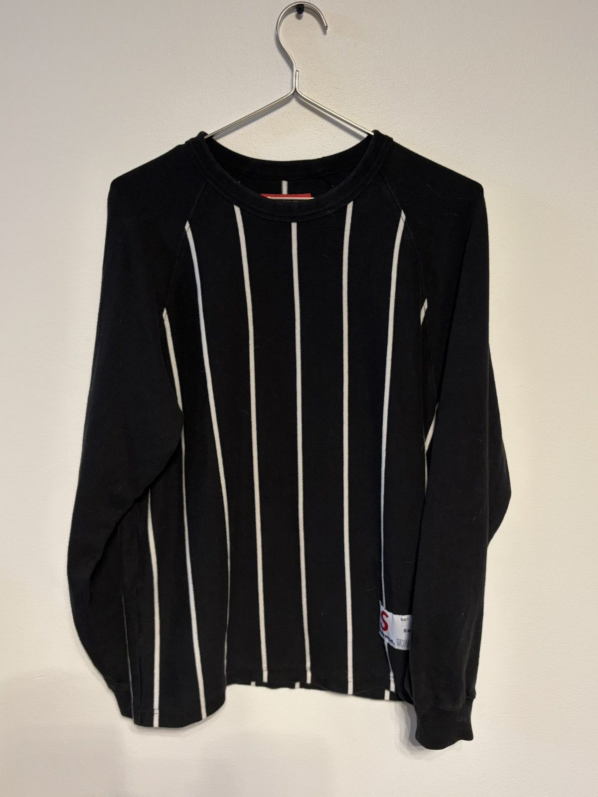 Supreme Supreme stripe raglan l/s top Size US S / EU 44-46 / 1 - 2 Thumbnail