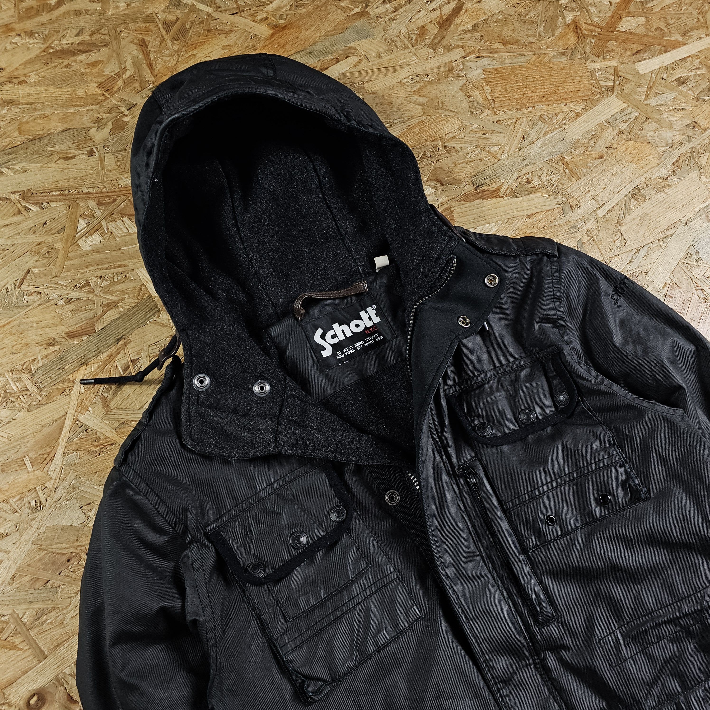 Japanese Brand × Schott SCHOTT NYC WINDBREAKER JACKET Y2K 00S GORPCORE MILITARY Size US M / EU 48-50 / 2 - 4 Thumbnail