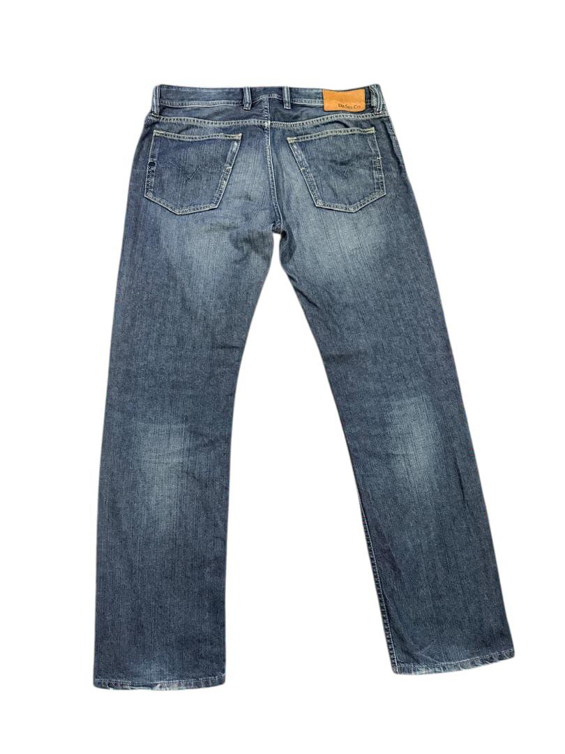 Diesel Diesel Waykee Regular Straight Repaired Distressed Denim Size US 35 - 2 Thumbnail