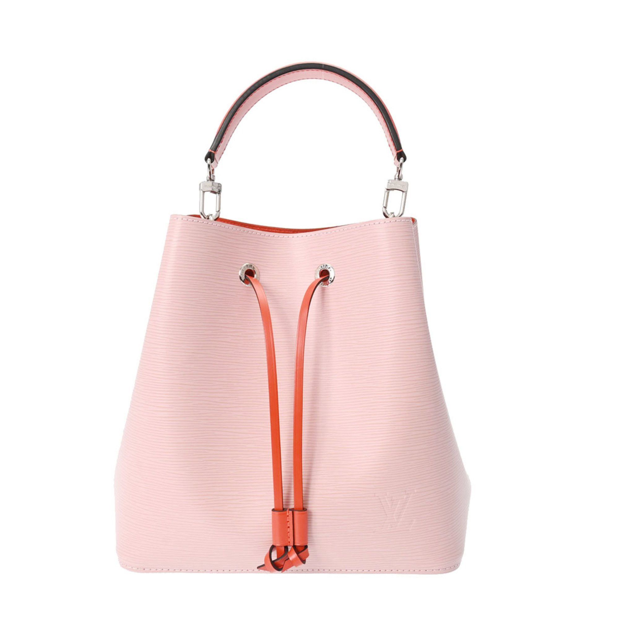 image of Louis Vuitton Epi Neonoe Bb Rose Ballerine M54370 Women's Leather Handbag