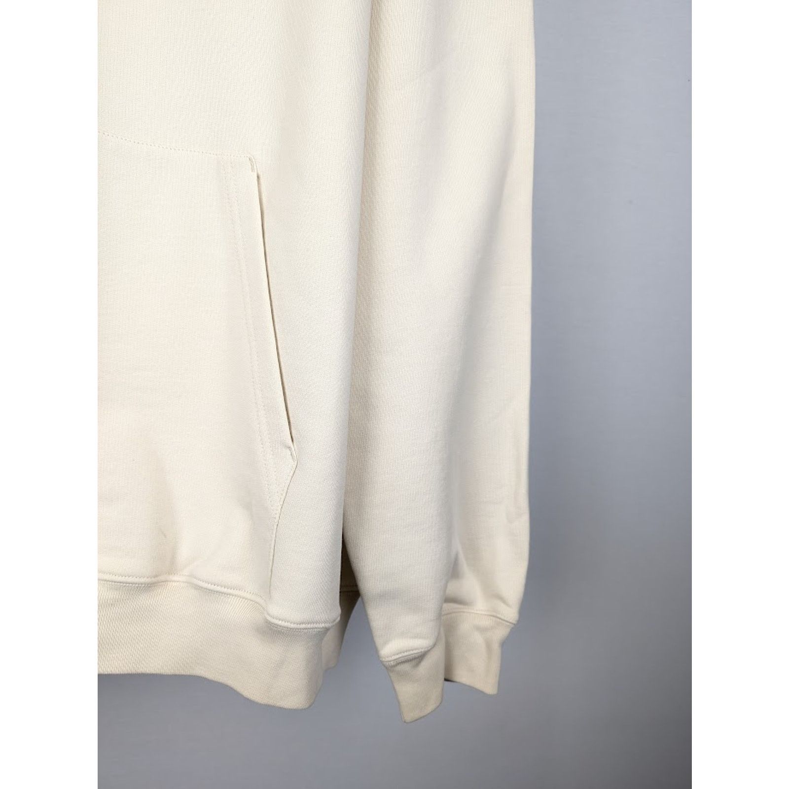 Balenciaga o1rshd1 Hoodie Embroider Pol Bouclette in Cream/Black/Blue Size US M / EU 48-50 / 2 - 7 Thumbnail