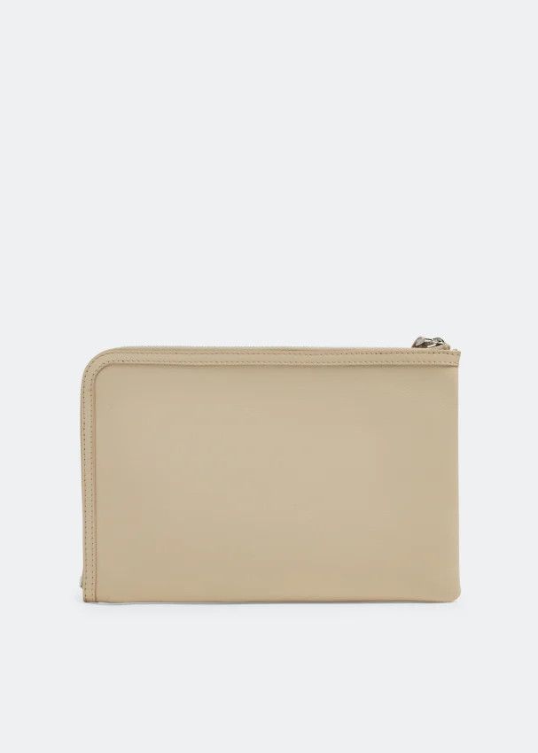 Givenchy o1srvl11e1224 Size: OS/Voyou Zipped Pouch in Beige Size ONE SIZE - 2 Thumbnail