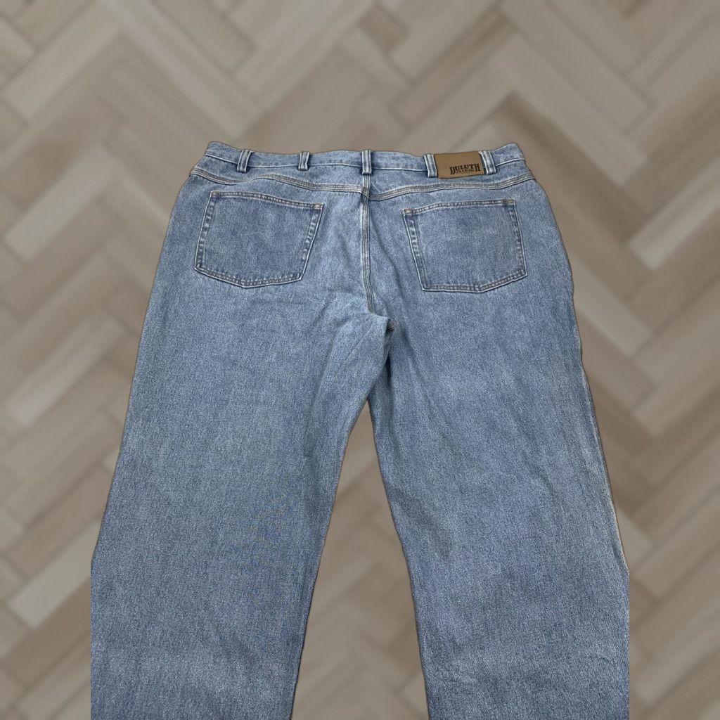 CO Duluth Denim Jeans 44x34 Jeans Men Duluth Denim Blue Regular Straight Workwear 44 34 Mens Size US 44 / EU 60 - 1 Thumbnail