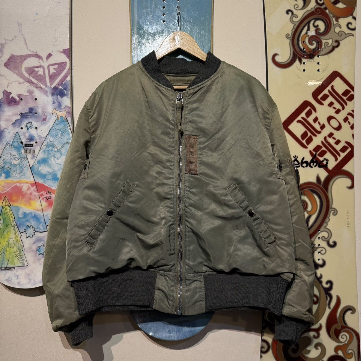 Buzz Rickson's Buzz Rickson’s MA-1 Flight Jacket Lion Uniform Inc- CrownZip Size US XXL / EU 58 / 5 - 1 Thumbnail