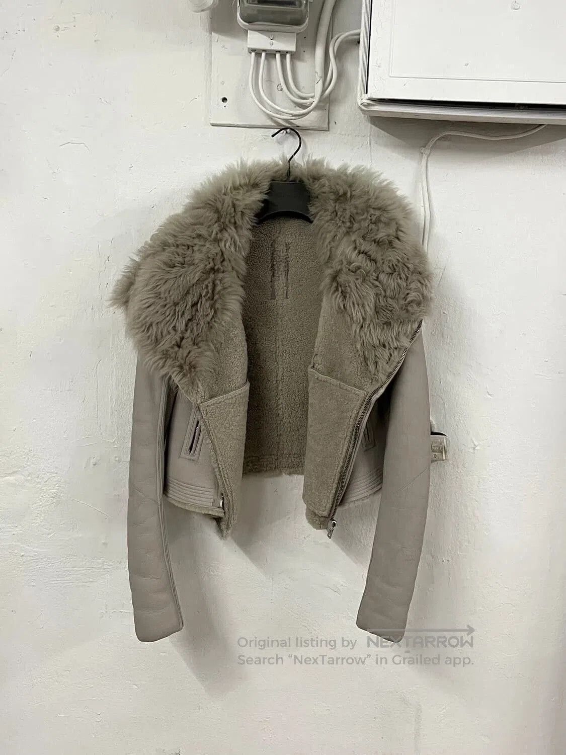 Rick Owens Rick Owens Shearling Leather Jacket. Size US M / EU 48-50 / 2 - 4 Thumbnail