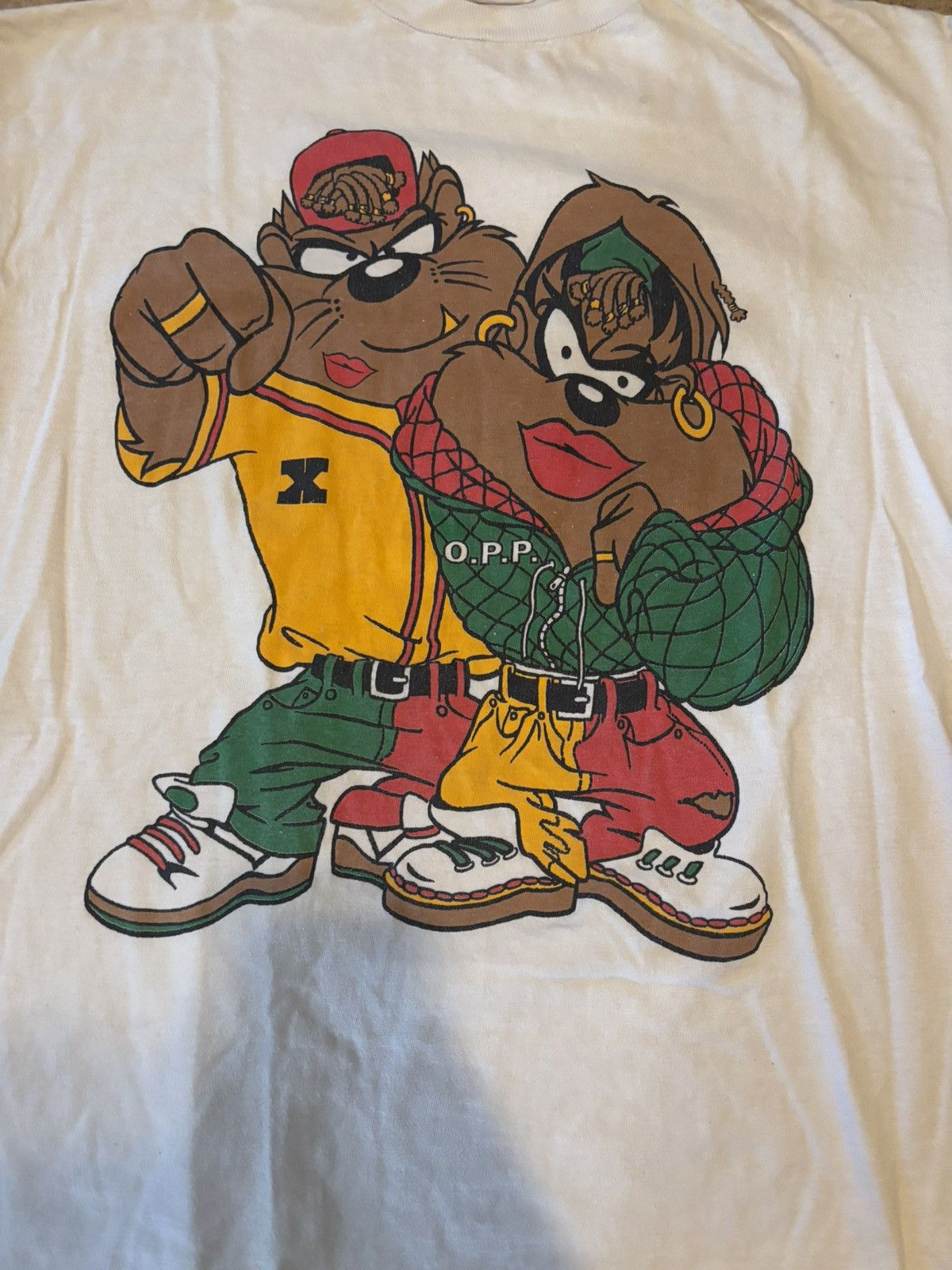 Vintage Vintage 90’s Looney Tunes Graphic T Shirt Size US XL / EU 56 / 4 - 2 Thumbnail